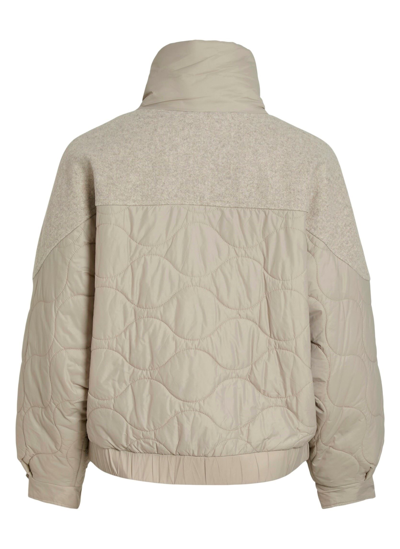 Daunenjacken Vialfie L/S Quilted Jacket damen beige Vila Daunenjacken Vialfie L/S Quilted Jacket damen beige Natural Melange