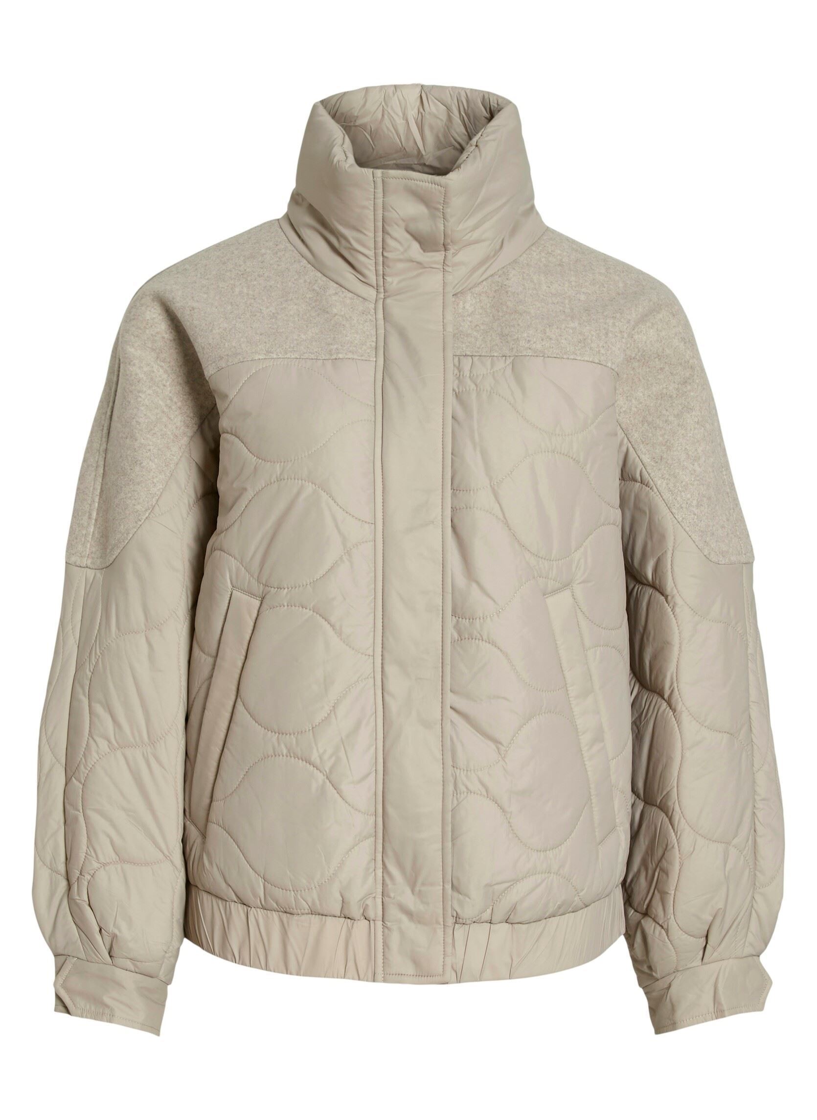 Daunenjacken Vialfie L/S Quilted Jacket damen beige Vila Daunenjacken Vialfie L/S Quilted Jacket damen beige Natural Melange