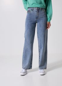 Wijde jeans / Flared Jeans Vifreya Hw Emb Jeans Lbd dames blauw