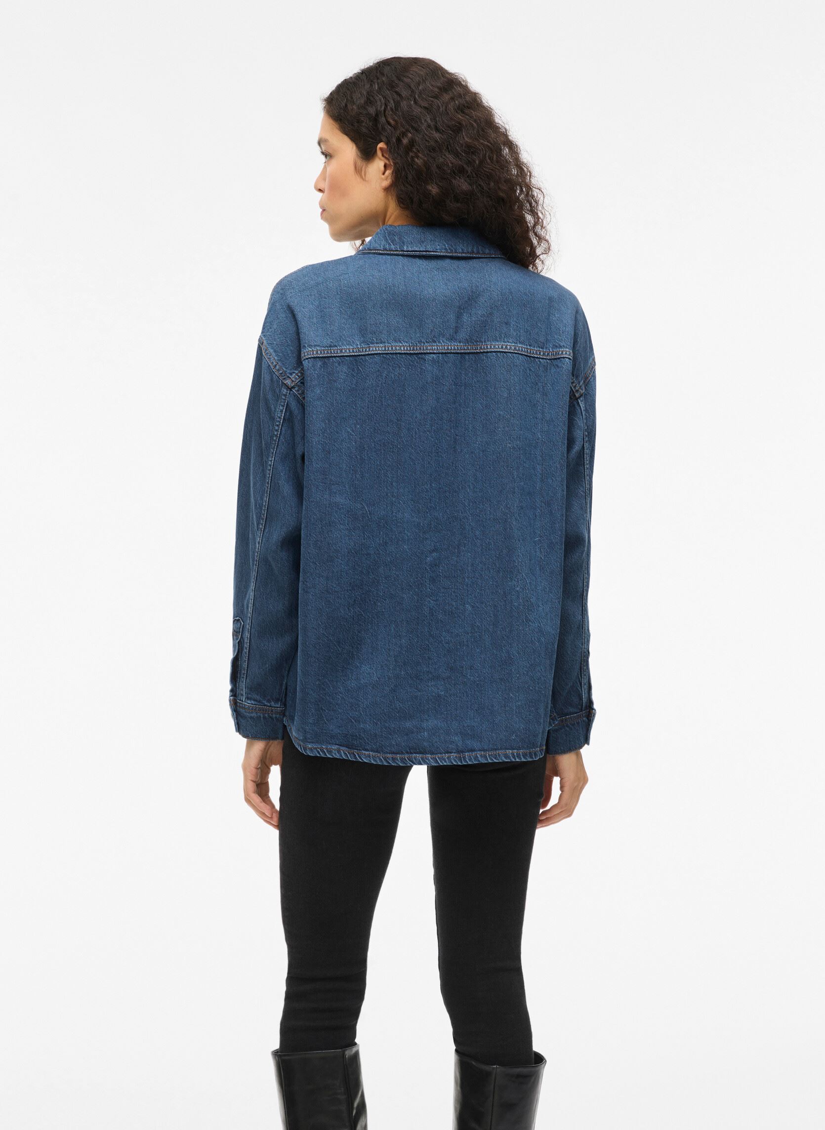 Langarm-Hemden Vikiki L/S Denim Shirt Mbd damen blau Vila Langarm-Hemden Vikiki L/S Denim Shirt Mbd damen blau MEDIUM BLUE DENIM