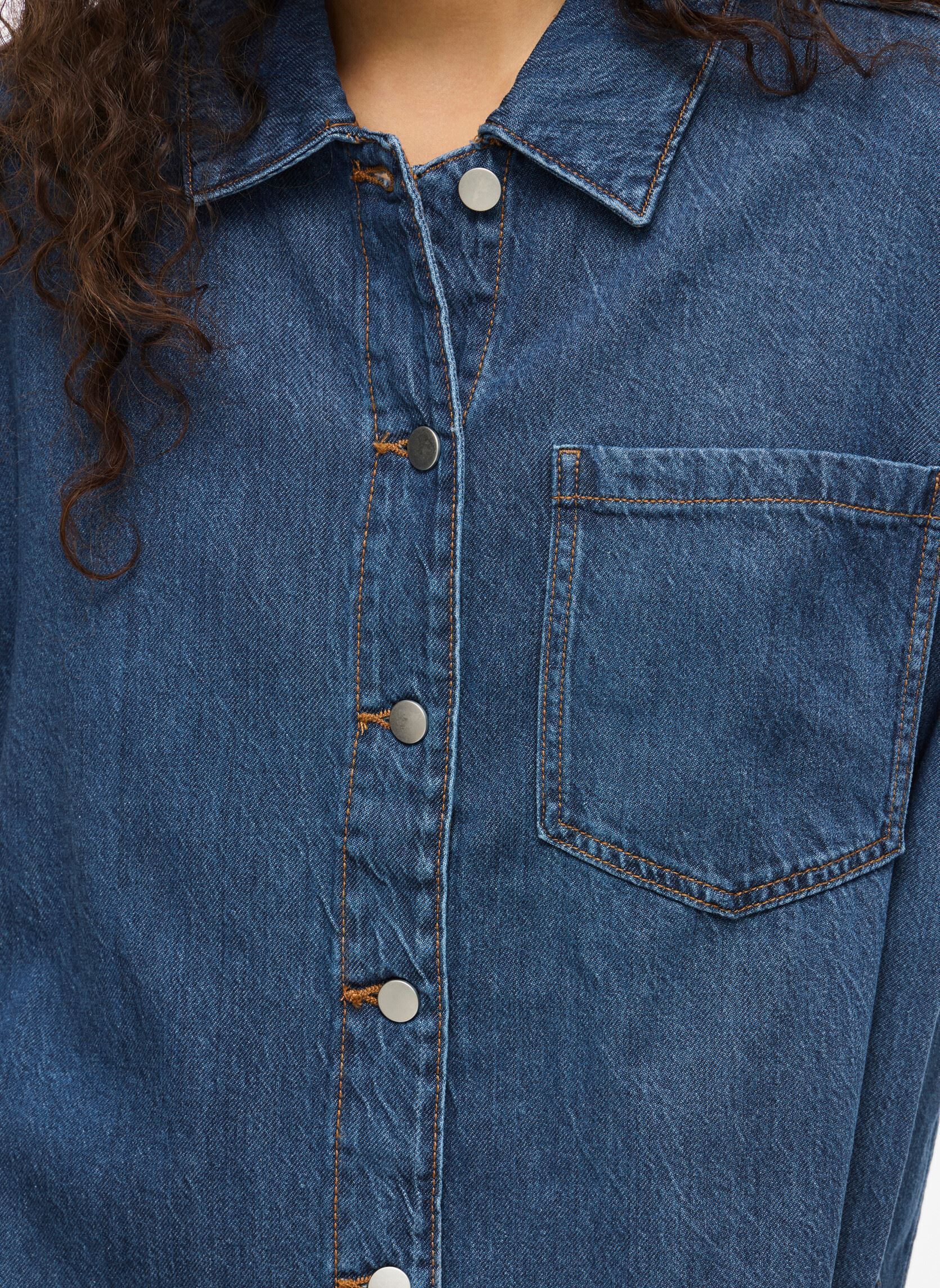 Langarm-Hemden Vikiki L/S Denim Shirt Mbd damen blau Vila Langarm-Hemden Vikiki L/S Denim Shirt Mbd damen blau MEDIUM BLUE DENIM