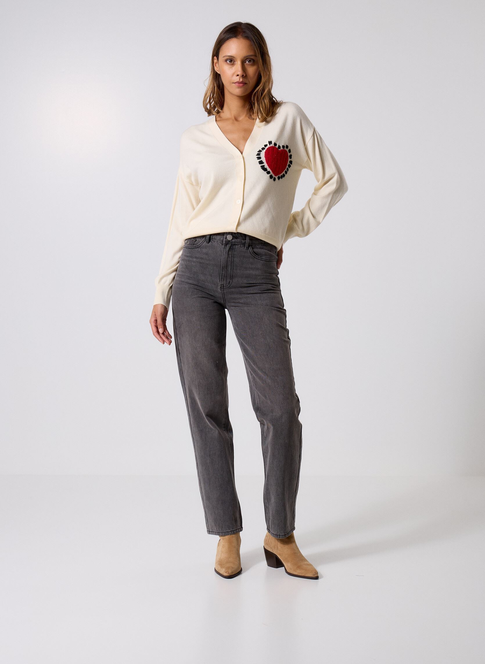 Gilets Vilucina V-Neck L/S Knit Cardigan/C33 femme blanc Vila Gilets Vilucina V-Neck L/S Knit Cardigan/C33 femme blanc Birch