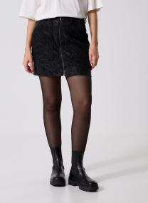Jupes courtes Vipulina Rw Coated Zip Short Skirt femme noir