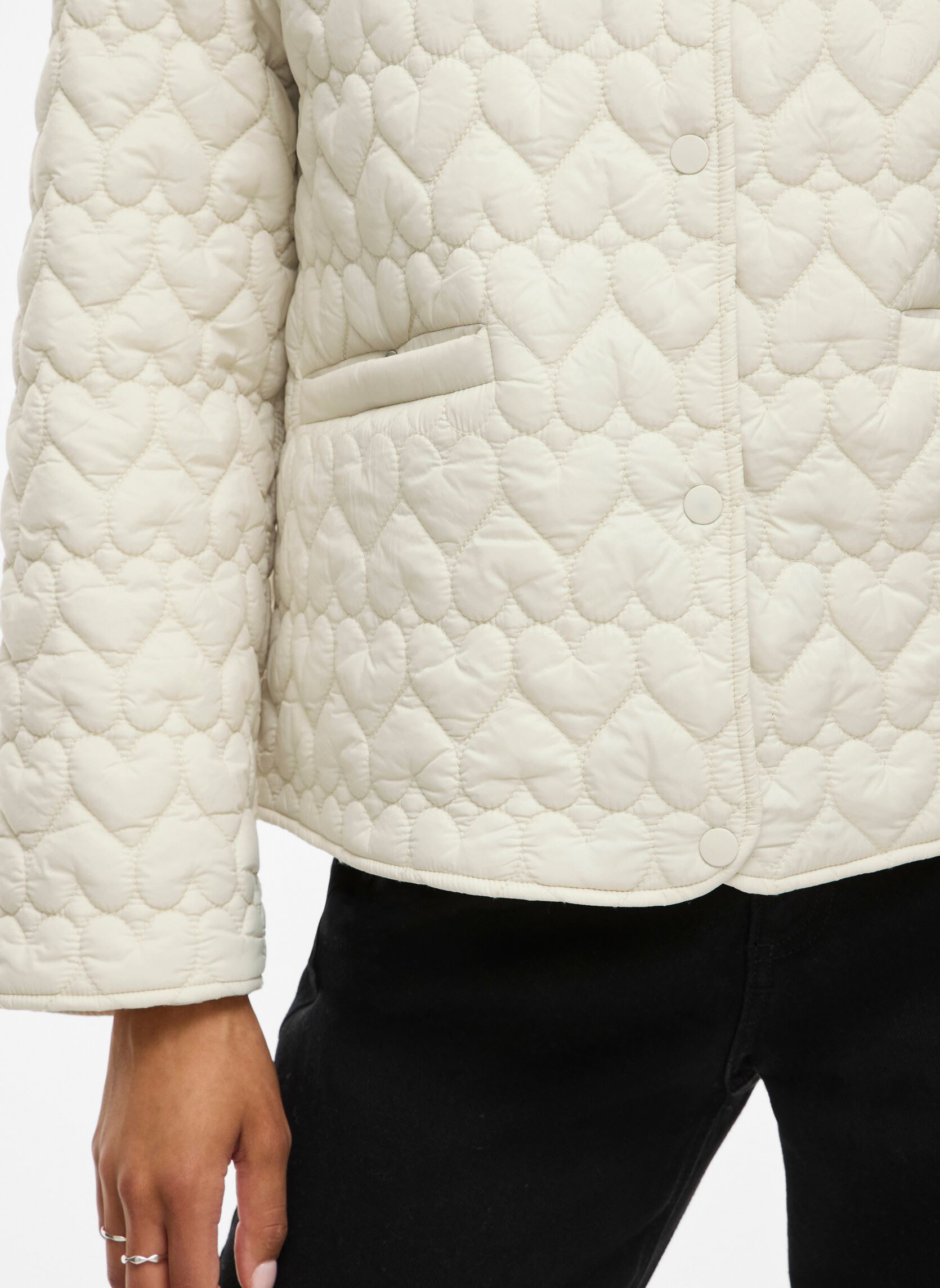 Jacken Visilla L/S Quilted Jacket damen weiß Vila Jacken Visilla L/S Quilted Jacket damen weiß Birch