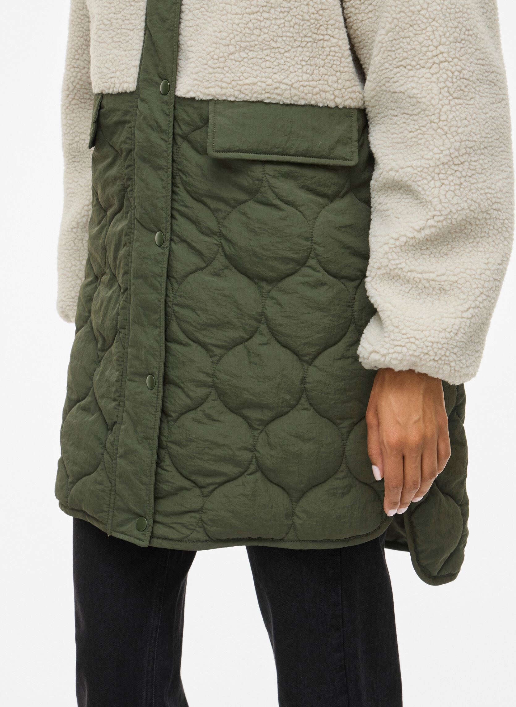 Mantels Vitone L/S Coat/Tb dames bruin Vila Mantels Vitone L/S Coat/Tb dames bruin Feather Gray