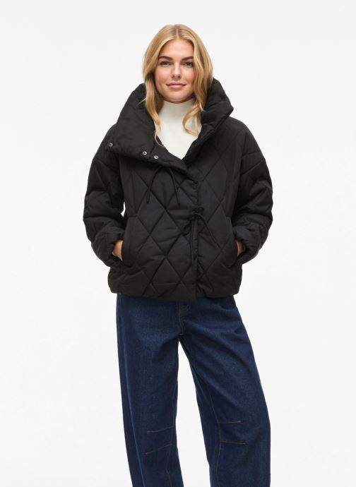 Vila Doudounes Vibumble L/S Puffer Jacket femme noir