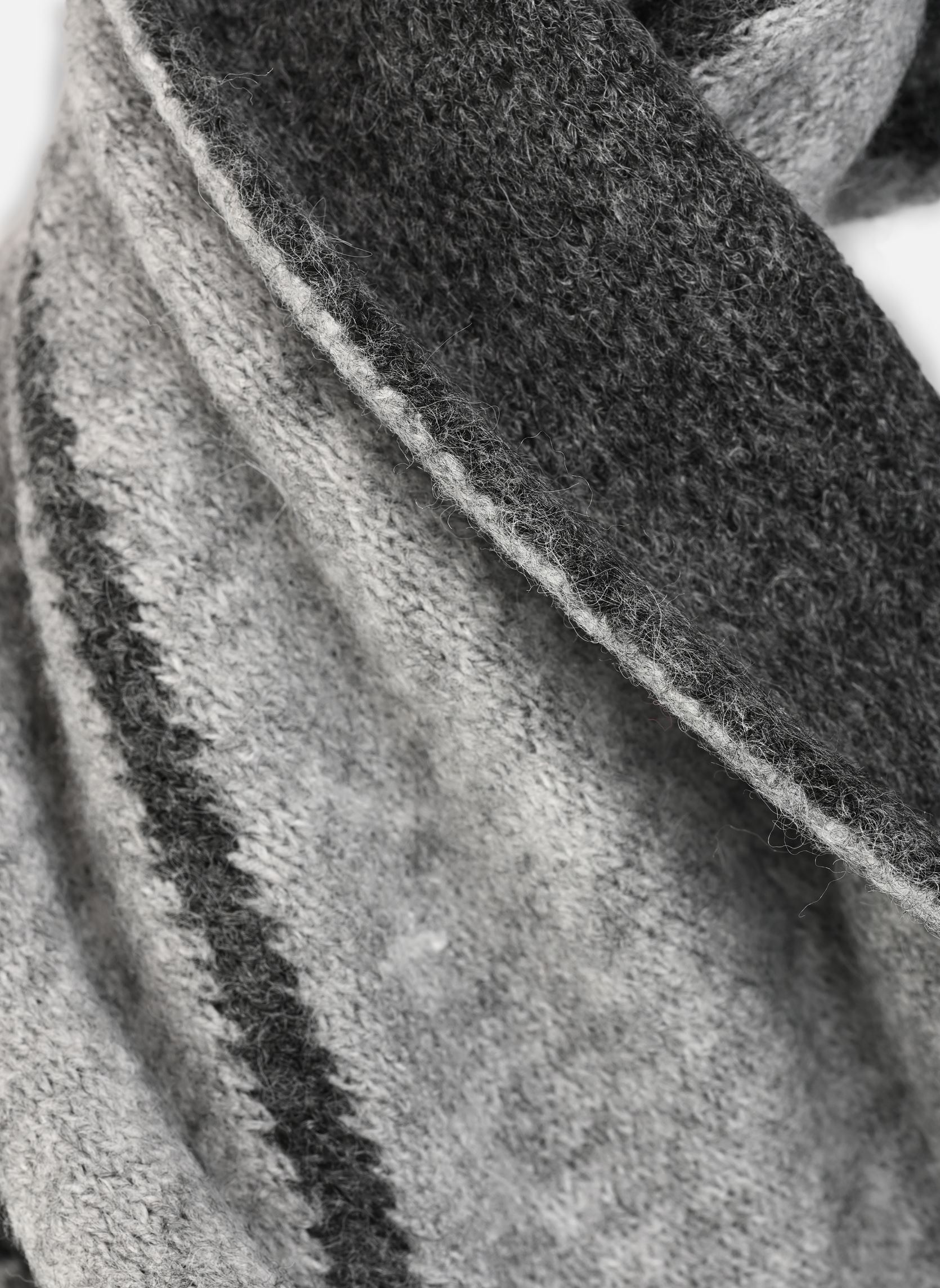 Echarpes Vicallis Jacquard Knit Scarf/Ef femme gris Vila Echarpes Vicallis Jacquard Knit Scarf/Ef femme gris Dark Grey Melange