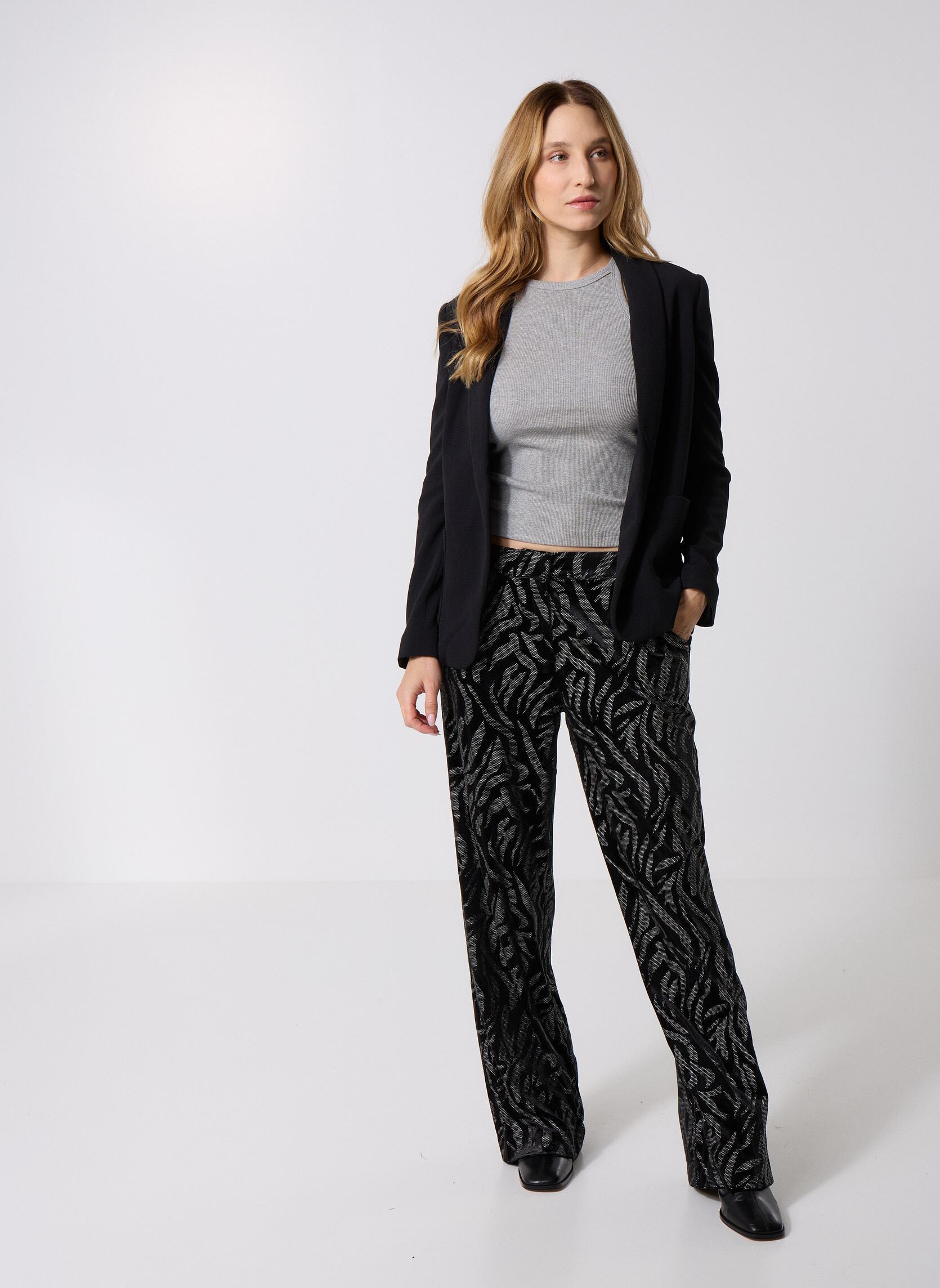 Wijde broeken Vicarmela Rw Pants/Dc dames zwart Vila Wijde broeken Vicarmela Rw Pants/Dc dames zwart Black Beauty