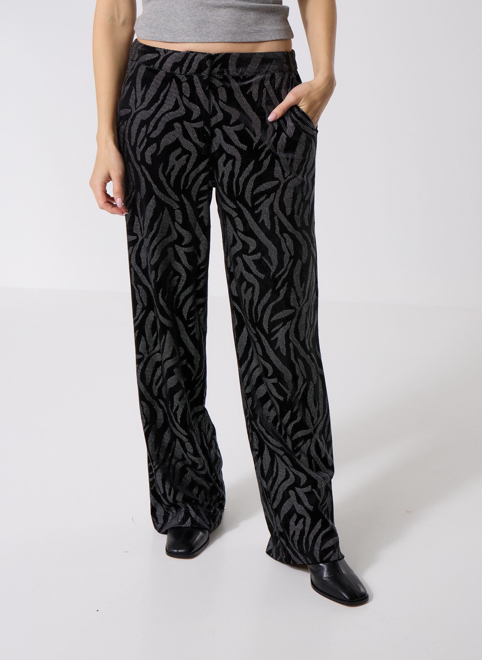 Wijde broeken Vicarmela Rw Pants/Dc dames zwart Vila Wijde broeken Vicarmela Rw Pants/Dc dames zwart Black Beauty