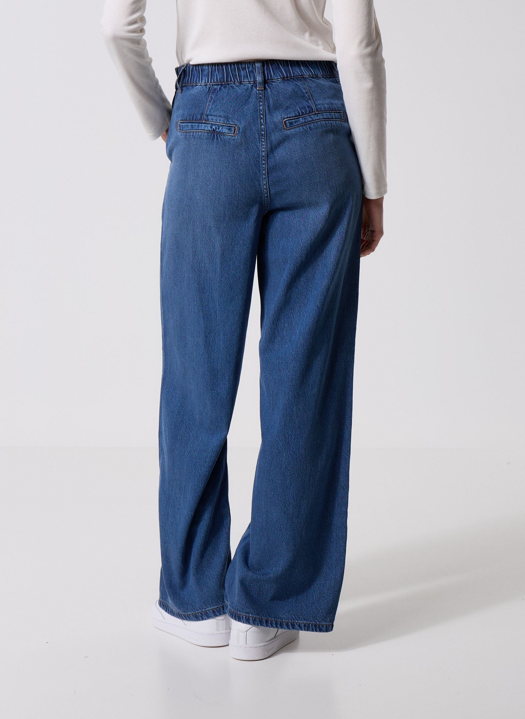 Wijde jeans / Flared Jeans Vidiana Hw Wide Jeans Mbd Kiki05/R dames blauw Vila Wijde jeans / Flared Jeans Vidiana Hw Wide Jeans Mbd Kiki05/R dames blauw MEDIUM BLUE DENIM