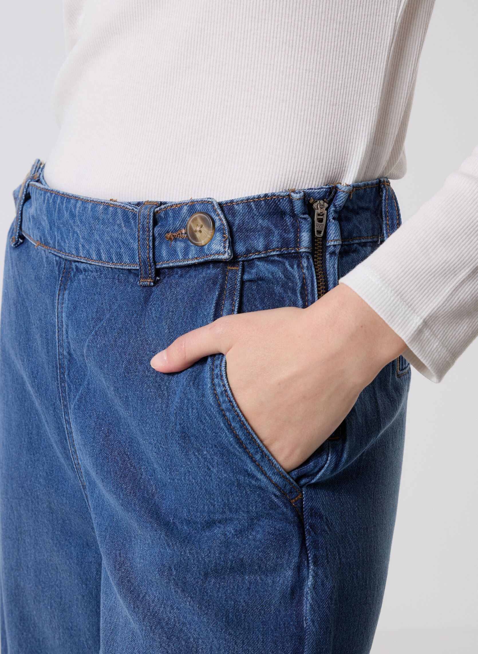 Wijde jeans / Flared Jeans Vidiana Hw Wide Jeans Mbd Kiki05/R dames blauw Vila Wijde jeans / Flared Jeans Vidiana Hw Wide Jeans Mbd Kiki05/R dames blauw MEDIUM BLUE DENIM