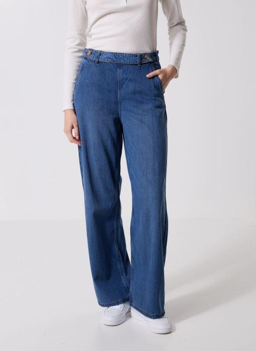Vila Wijde jeans / Flared Jeans Vidiana Hw Wide Jeans Mbd Kiki05/R dames blauw