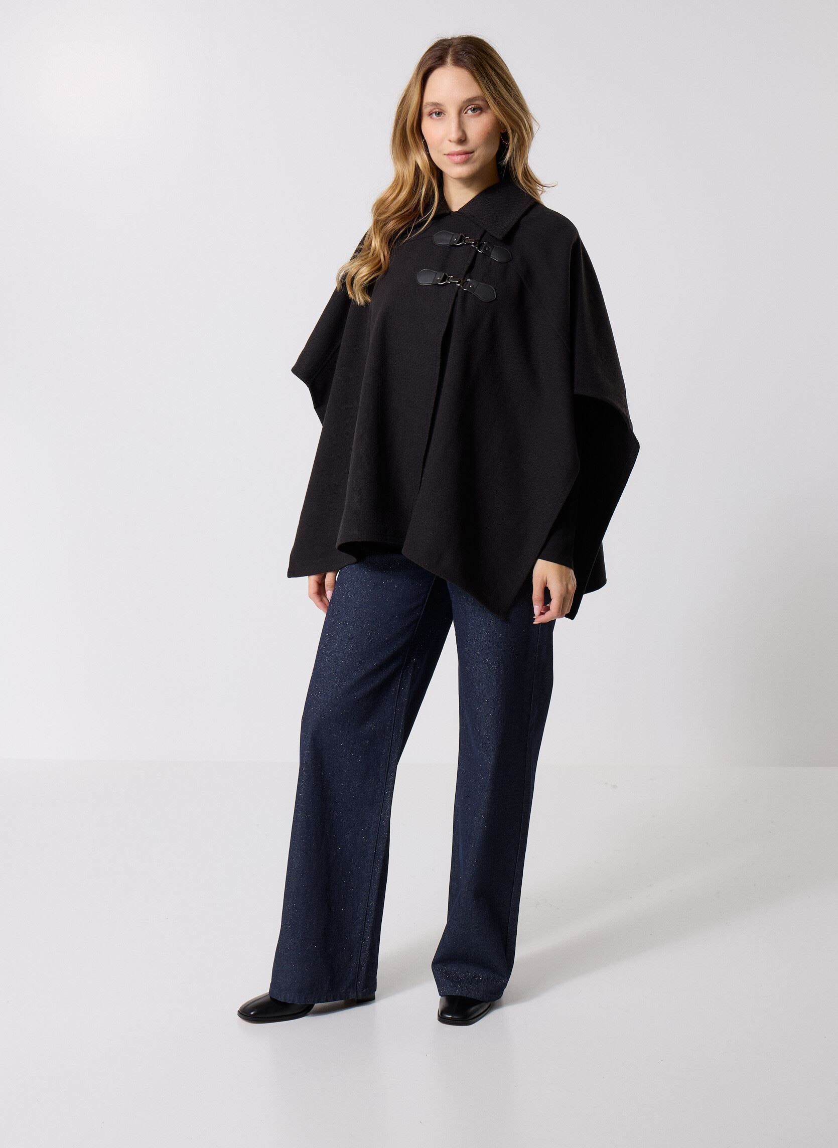 Ponchos et capes Vifaya Cape/Ef femme noir Vila Ponchos et capes Vifaya Cape/Ef femme noir Black Beauty
