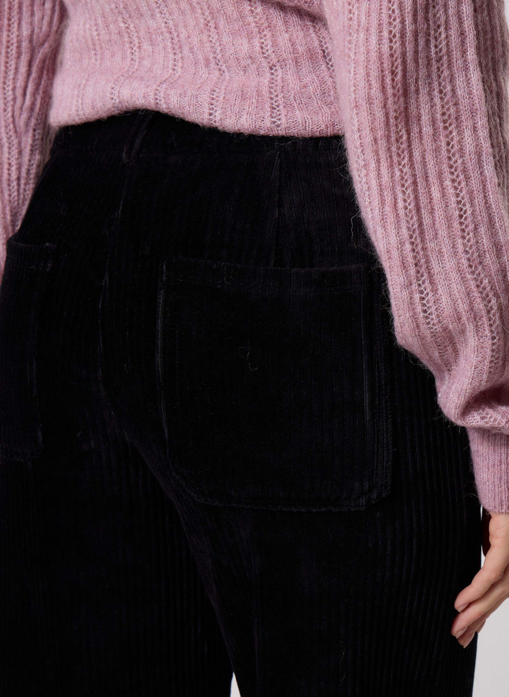 Pantalons larges Vikita Rw Wide Corduroy Pants - Noos femme noir Vila Pantalons larges Vikita Rw Wide Corduroy Pants - Noos femme noir Black Beauty