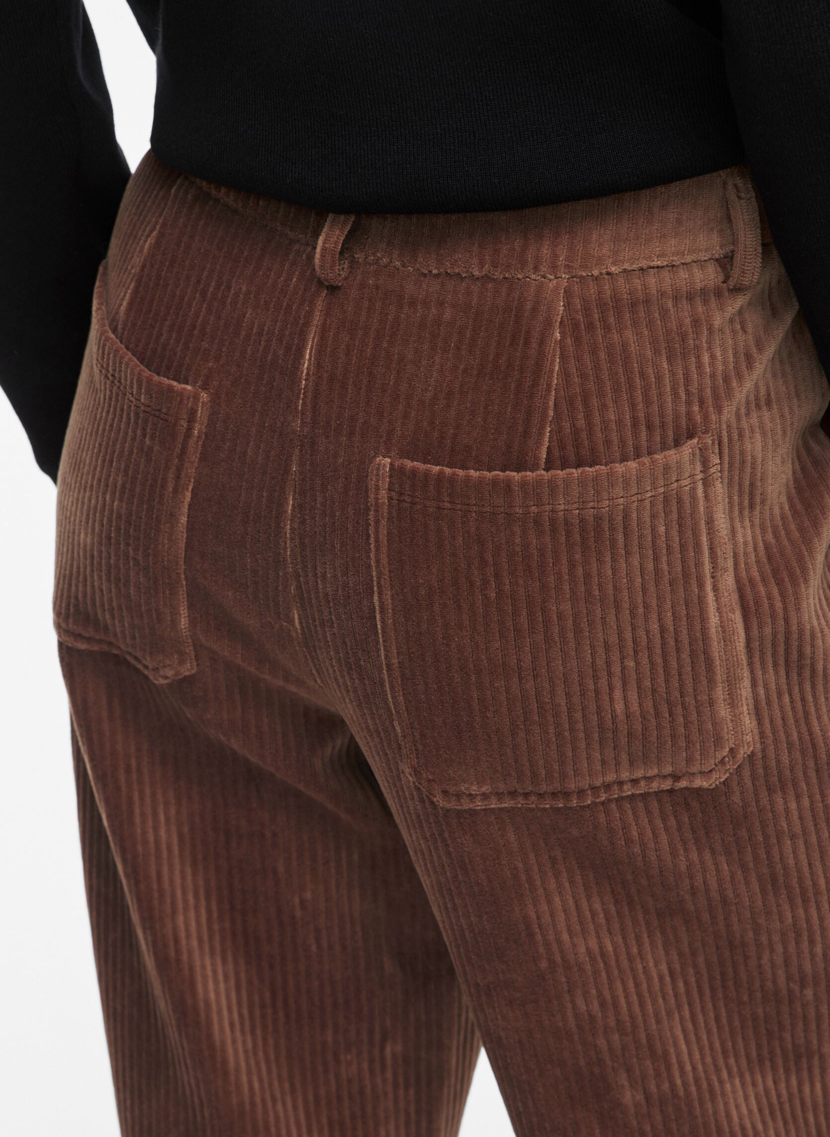 Wijde broeken Vikita Rw Wide Corduroy Pants - Noos dames bruin Vila Wijde broeken Vikita Rw Wide Corduroy Pants - Noos dames bruin Pinecone