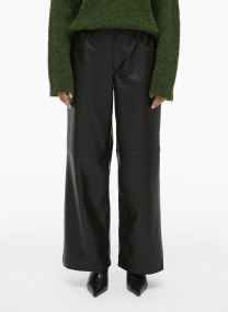 Weite Hosen Viannie Rw Pants Coated damen schwarz