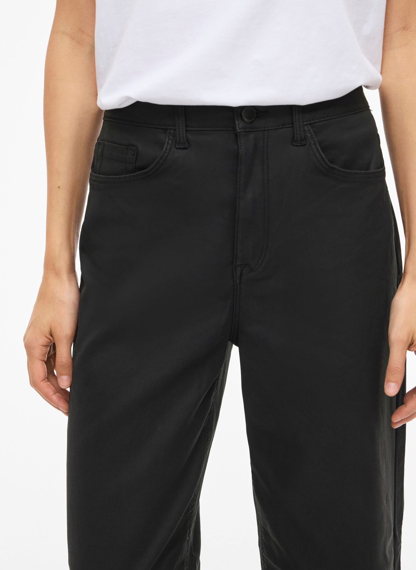 Wijde jeans / Flared Jeans Vifreya Hw Coated Wide Jeans dames zwart Vila Wijde jeans / Flared Jeans Vifreya Hw Coated Wide Jeans dames zwart Black Beauty