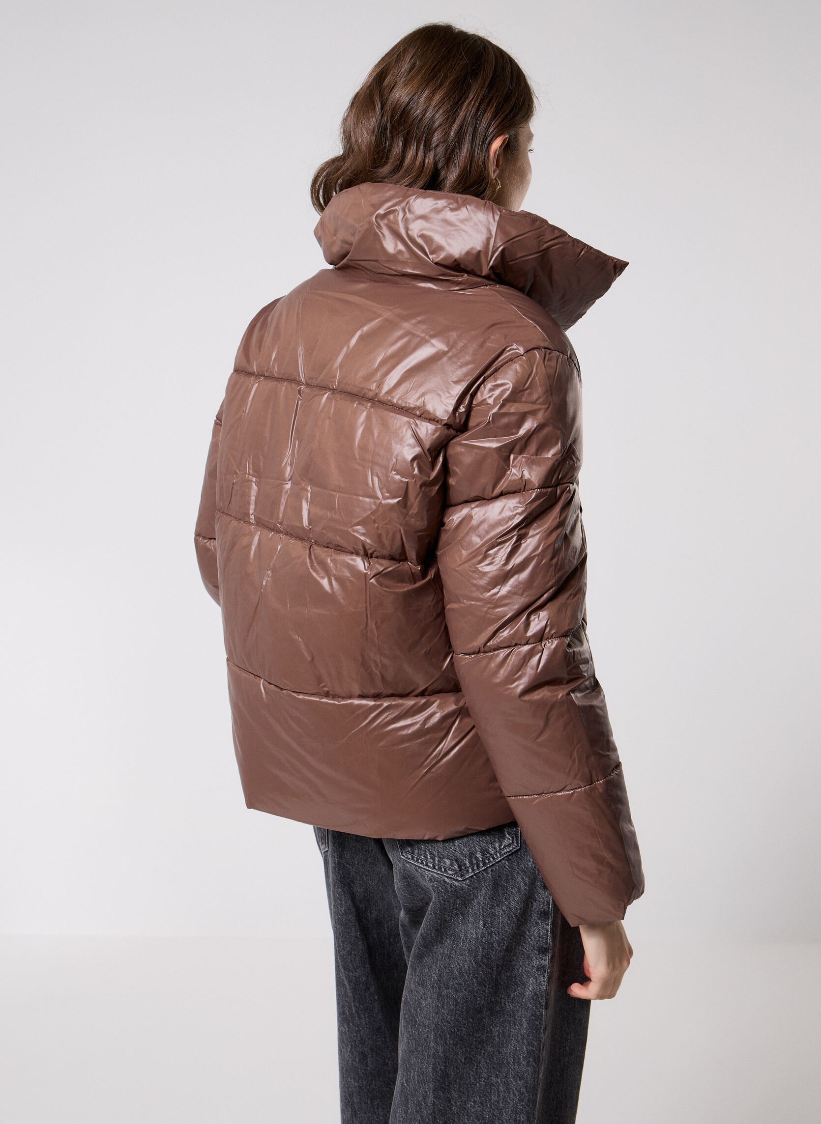 Doudounes Vilidda L/S Shinny Puffer Short Jacket femme marron Vila Doudounes Vilidda L/S Shinny Puffer Short Jacket femme marron Demitasse