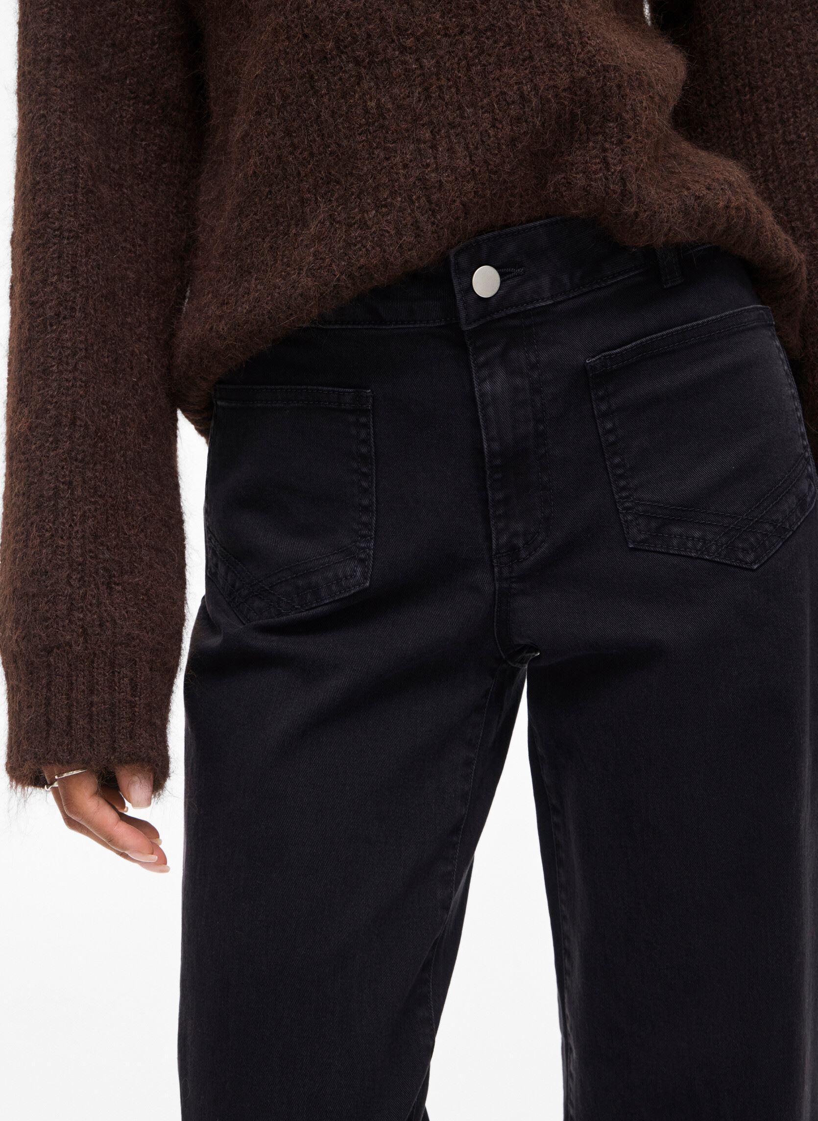 Weite Jeans Vilorie Rio Rw Wide Pocket Jeans damen schwarz Vila Weite Jeans Vilorie Rio Rw Wide Pocket Jeans damen schwarz Black Beauty