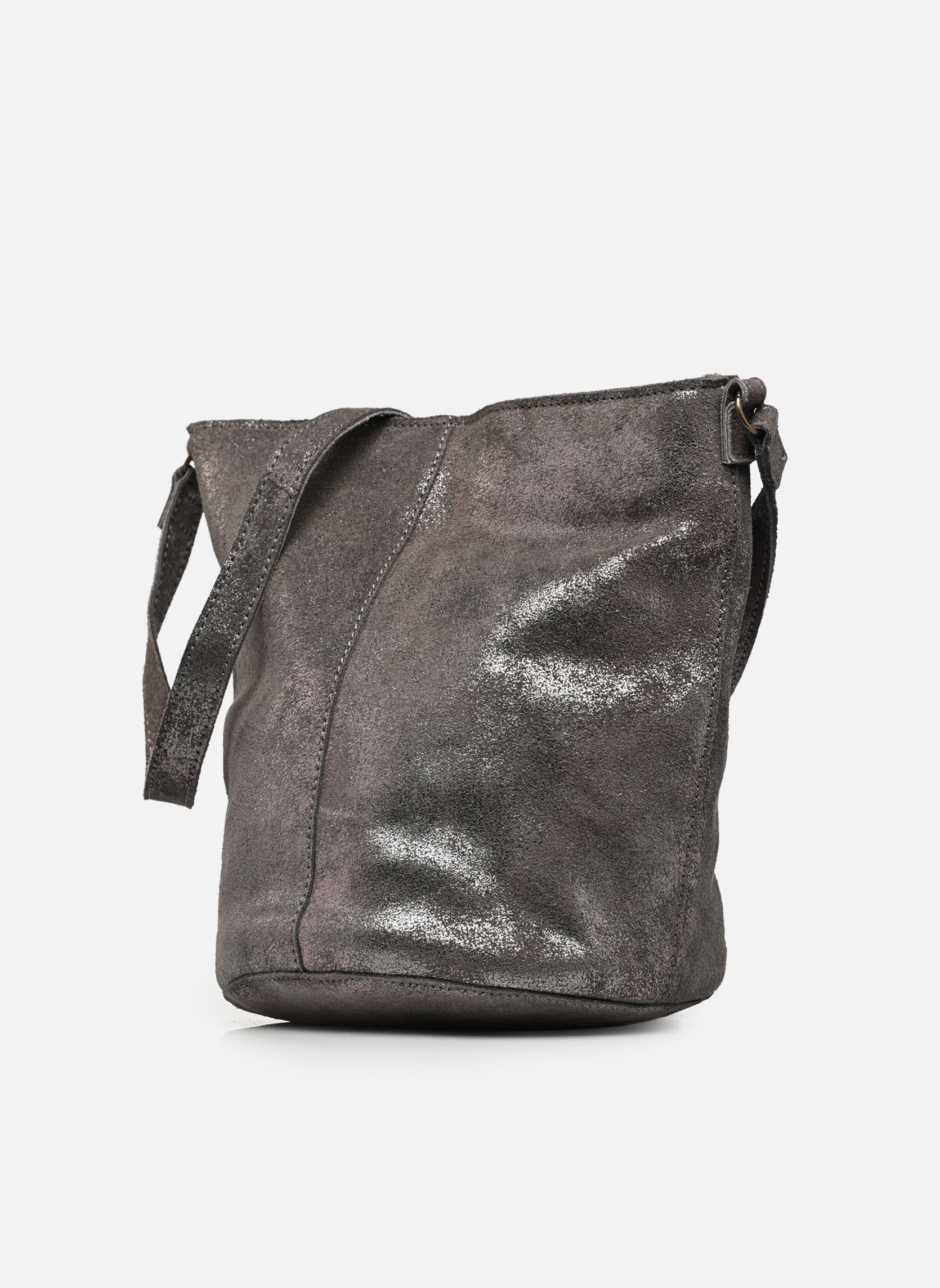 Schoudertassen Vinitti Boil Leather Bag/Ef/C34 dames zilver Vila Schoudertassen Vinitti Boil Leather Bag/Ef/C34 dames zilver SILVER