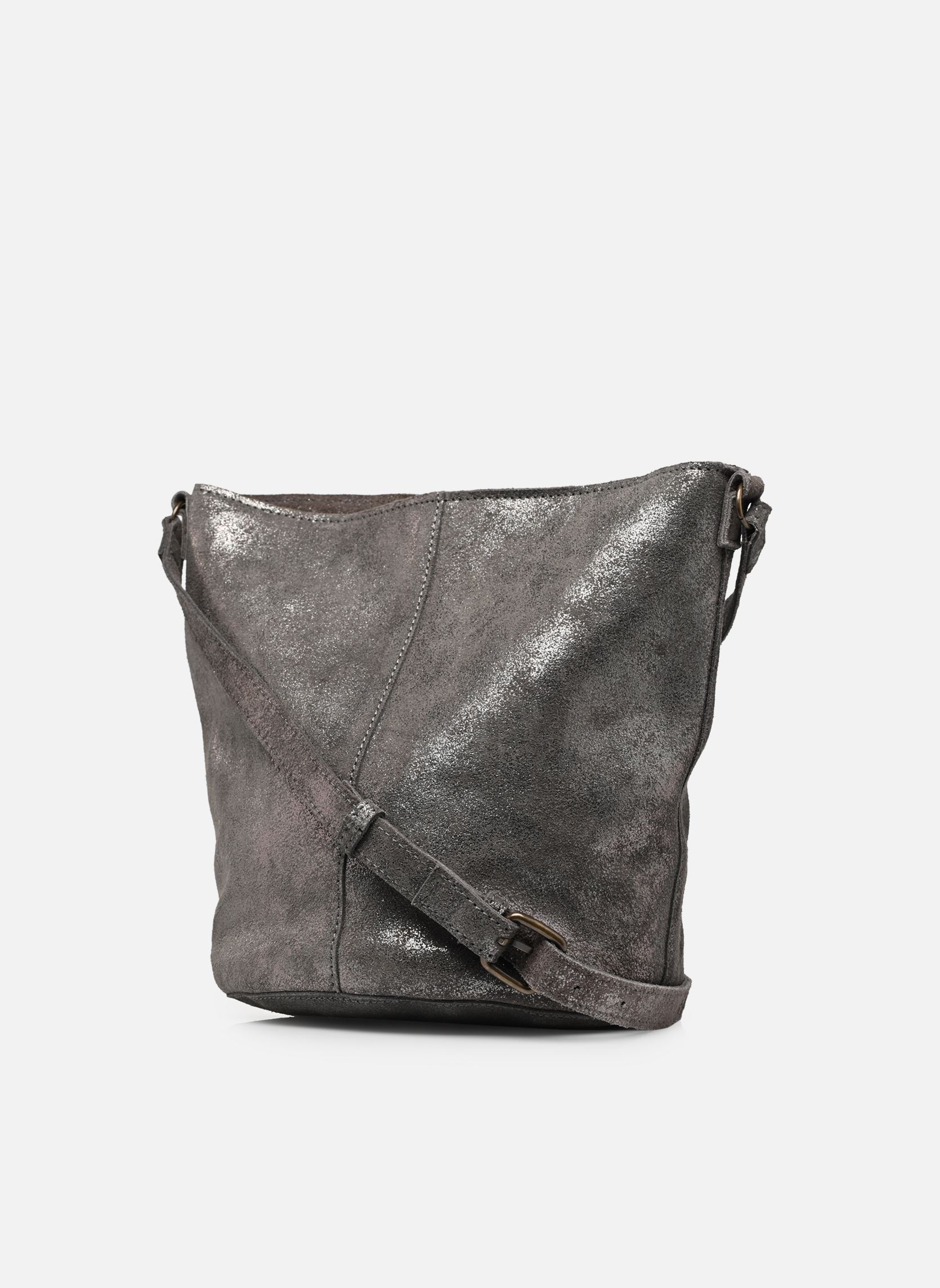 Schoudertassen Vinitti Boil Leather Bag/Ef/C34 dames zilver Vila Schoudertassen Vinitti Boil Leather Bag/Ef/C34 dames zilver SILVER