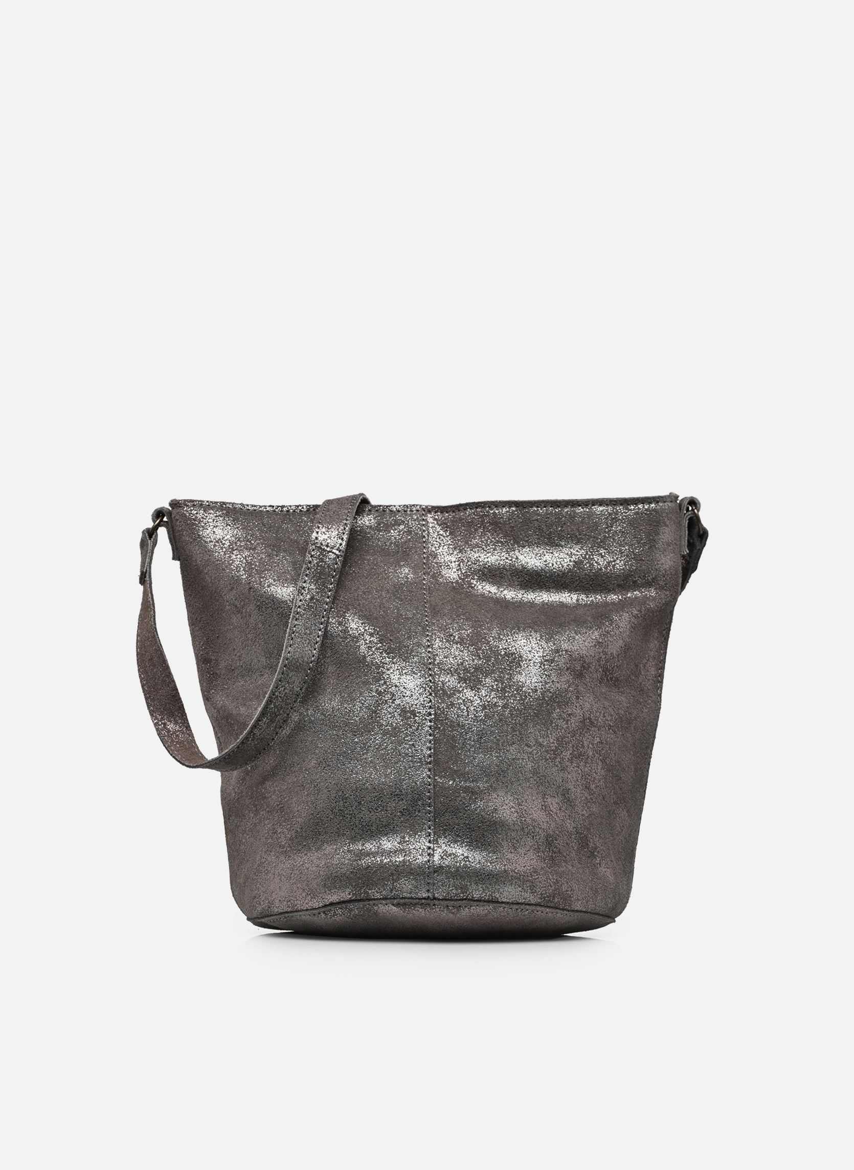 Schoudertassen Vinitti Boil Leather Bag/Ef/C34 dames zilver Vila Schoudertassen Vinitti Boil Leather Bag/Ef/C34 dames zilver SILVER