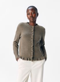 Strickjacken und Westen Objelva L/S Re Knit Cardigan Div damen braun OBJECT Strickjacken und Westen Objelva L/S Re Knit Cardigan Div damen braun morel