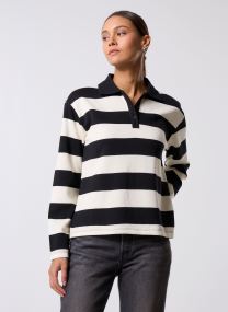 Lange mauwen polo's Objmillie L/S Lo Polo Noos dames zwart