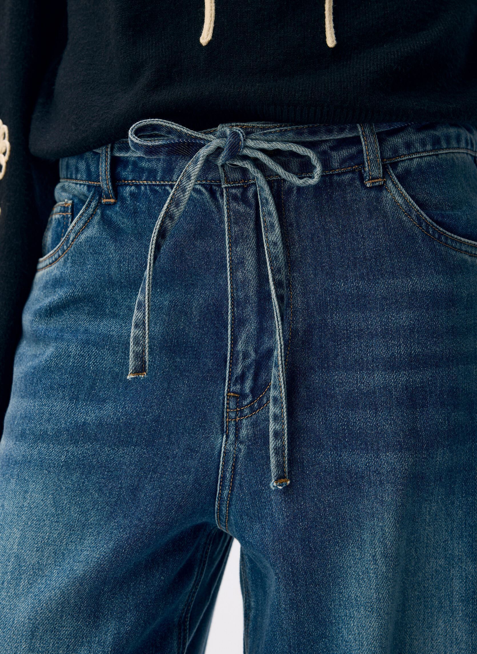 Wijde jeans / Flared Jeans Objrosie Mw Wide Jeans Noos dames blauw OBJECT Wijde jeans / Flared Jeans Objrosie Mw Wide Jeans Noos dames blauw MEDIUM BLUE DENIM