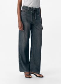 Jeans large Objrosie Mw Wide Jeans Noos femme gris