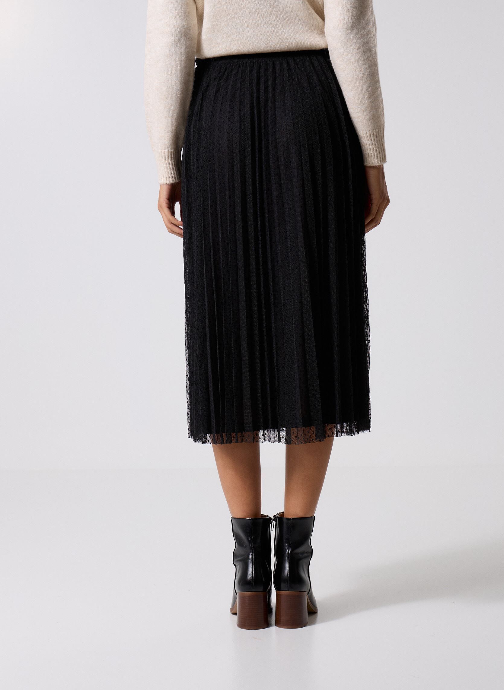 Midi-Röcke JULIA damen schwarz MADE BY Midi-Röcke JULIA damen schwarz JET BLACK