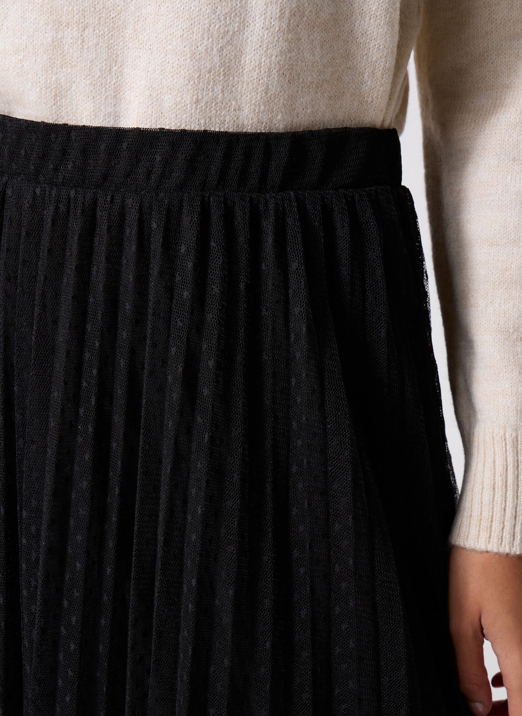 Midi-Röcke JULIA damen schwarz MADE BY Midi-Röcke JULIA damen schwarz JET BLACK
