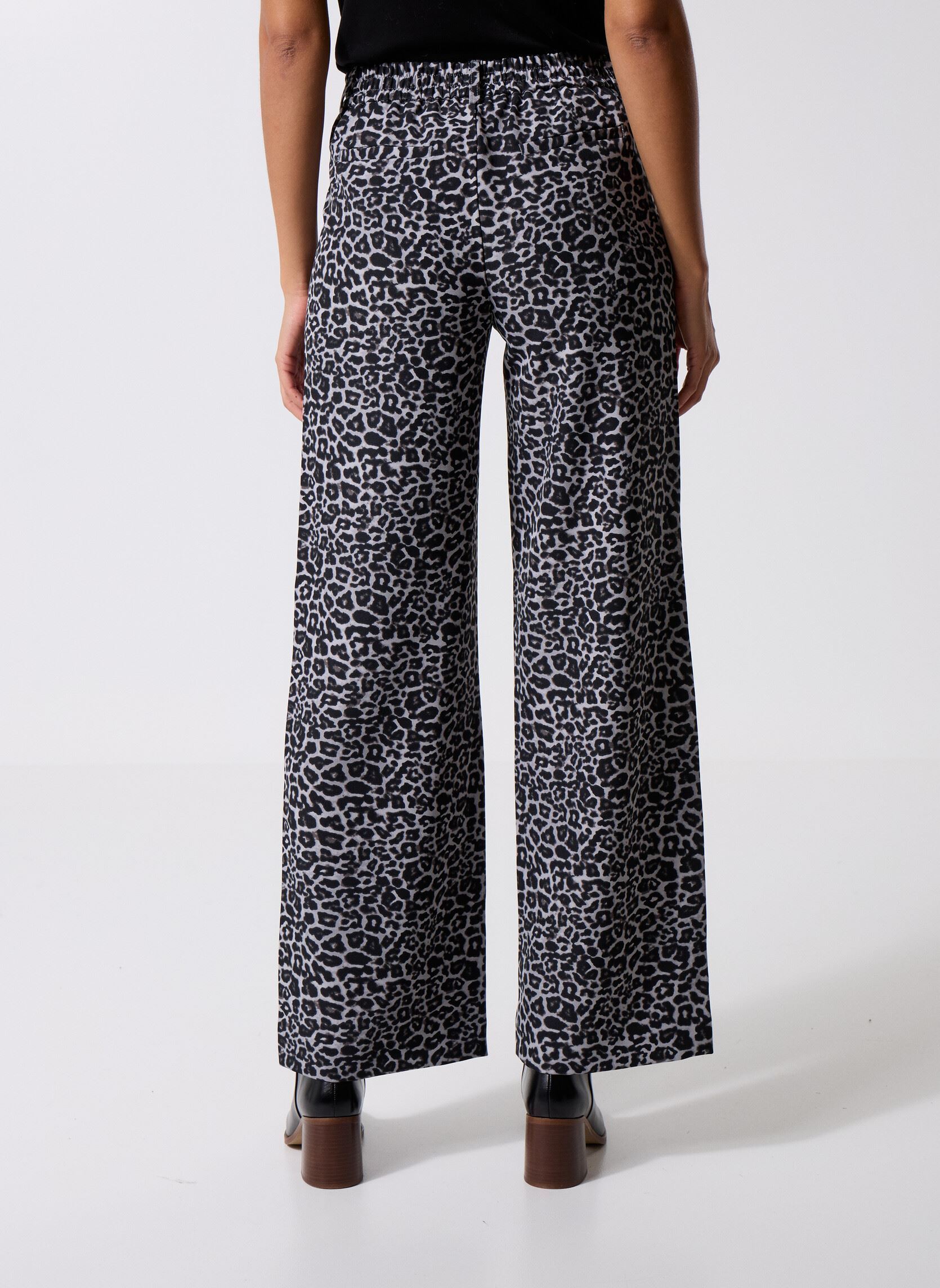 Pantalons larges Objalba Lisa Wide Pant Print Noos femme gris OBJECT Pantalons larges Objalba Lisa Wide Pant Print Noos femme gris GREY