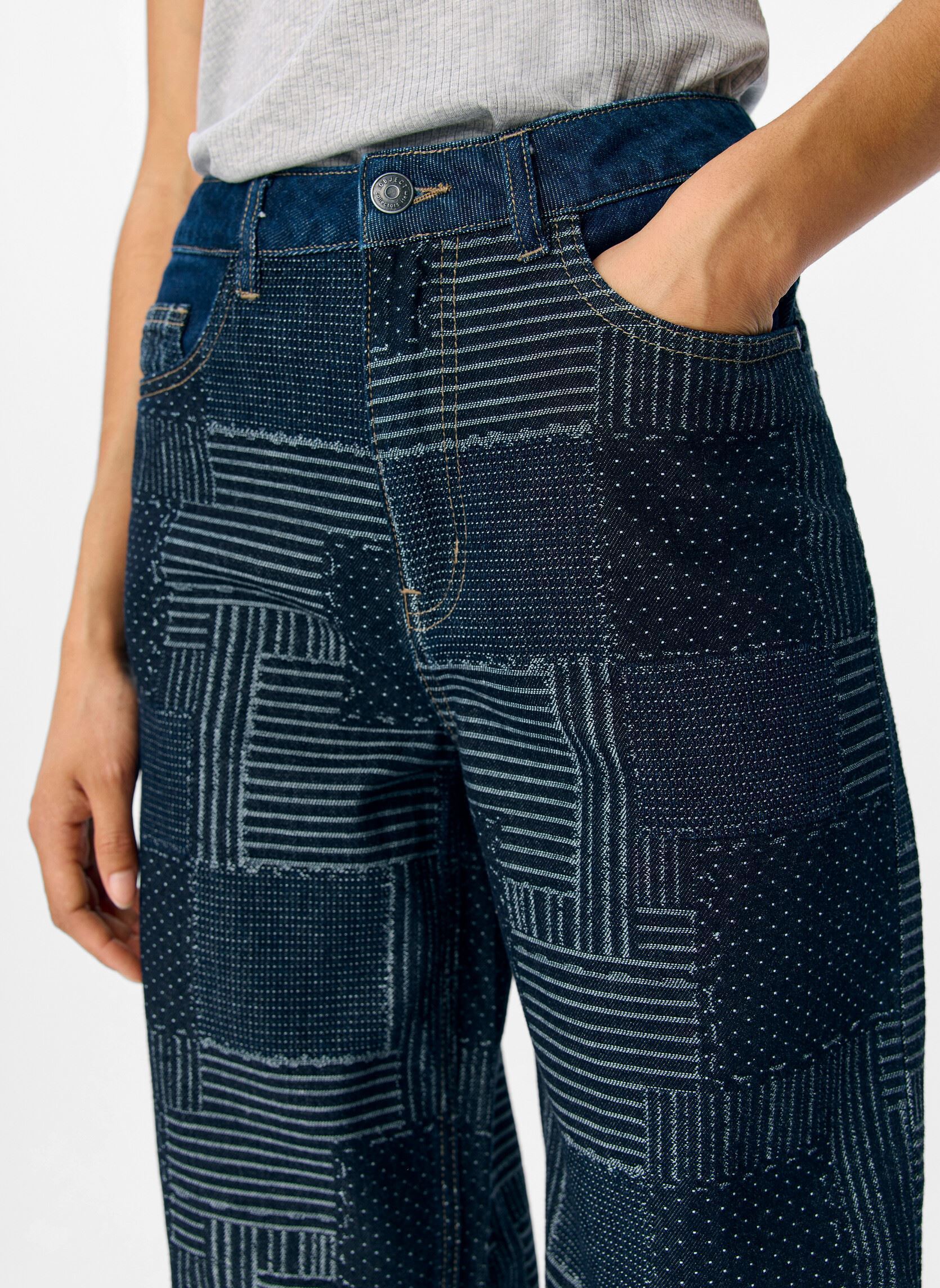 Vaqueros de corte holgado Objmoji Wara Dnm Wide Jeans Cc3 mujer azul OBJECT Vaqueros de corte holgado Objmoji Wara Dnm Wide Jeans Cc3 mujer azul Dark Blue Denim