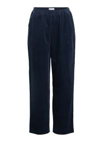 Pantalons droit Objgala Mw Re Straight Pants Div femme bleu