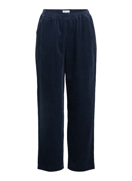 OBJECT Rechte broeken Objgala Mw Re Straight Pants Div dames blauw
