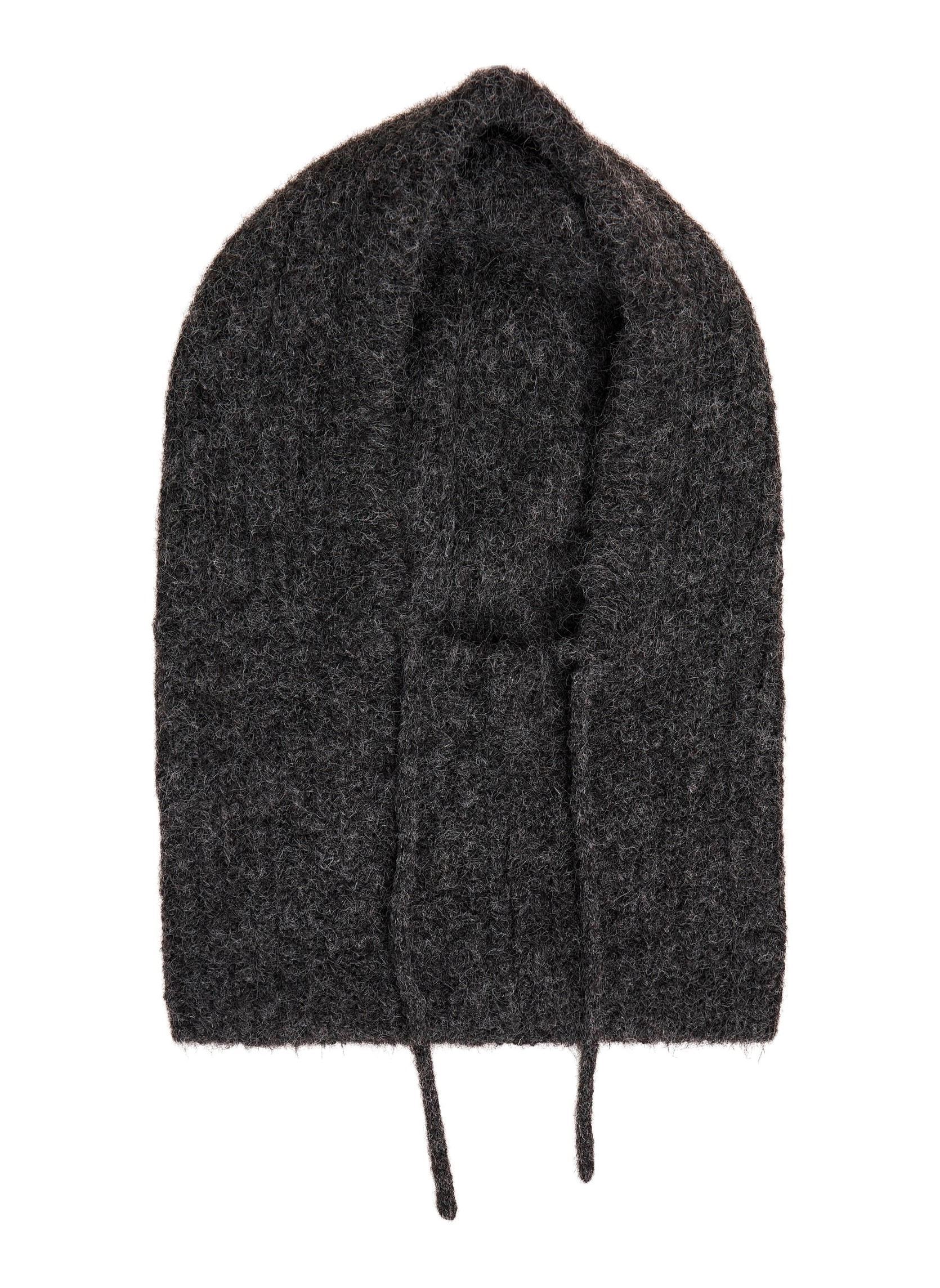 Mutsen Objmilu Knit Balaclava Rep dames grijs OBJECT Mutsen Objmilu Knit Balaclava Rep dames grijs DARK GREY MELANGE