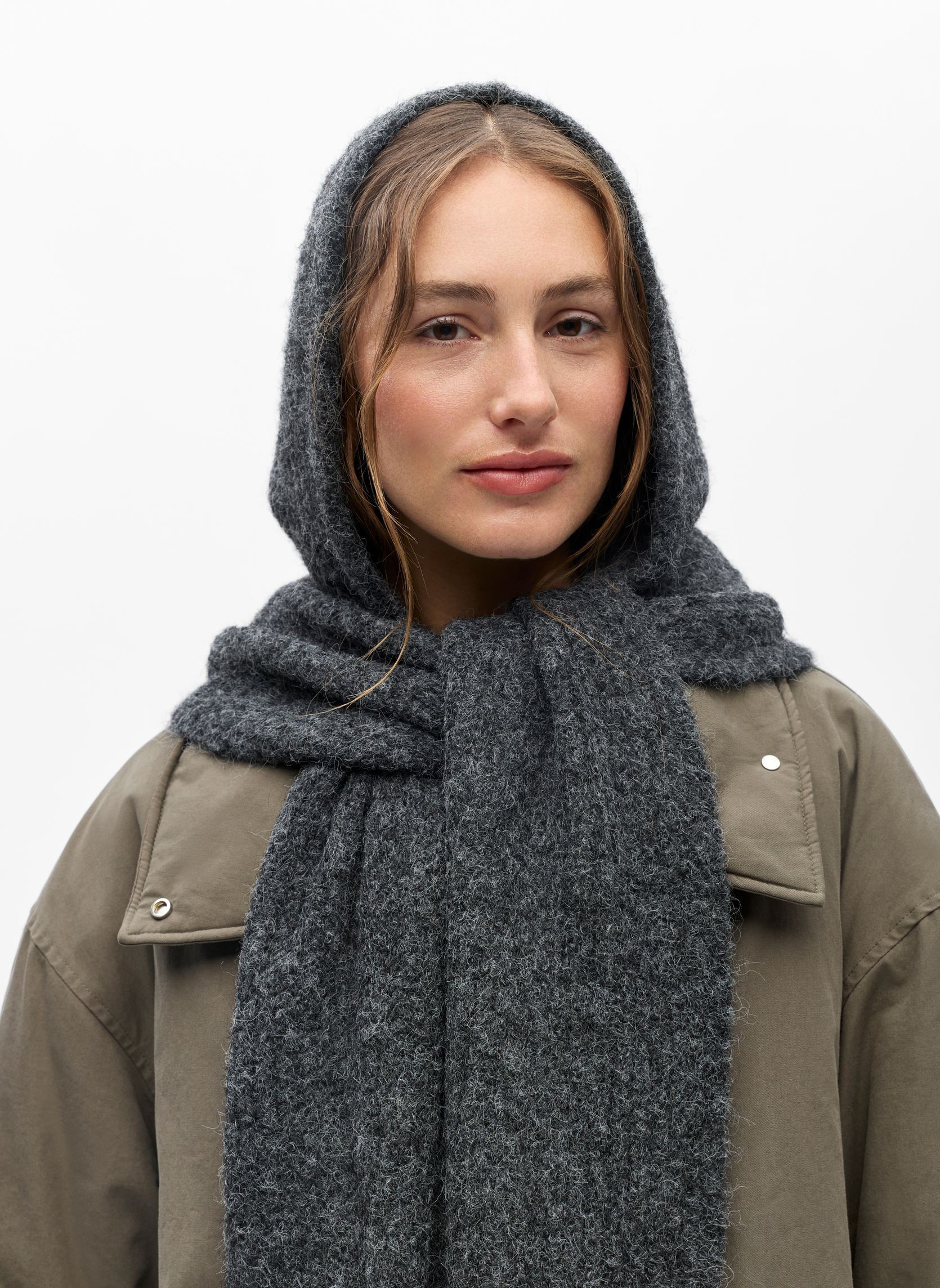 Accessoires divers Objmilu Scarf Knit Balaclava Rep femme gris OBJECT Accessoires divers Objmilu Scarf Knit Balaclava Rep femme gris DARK GREY MELANGE