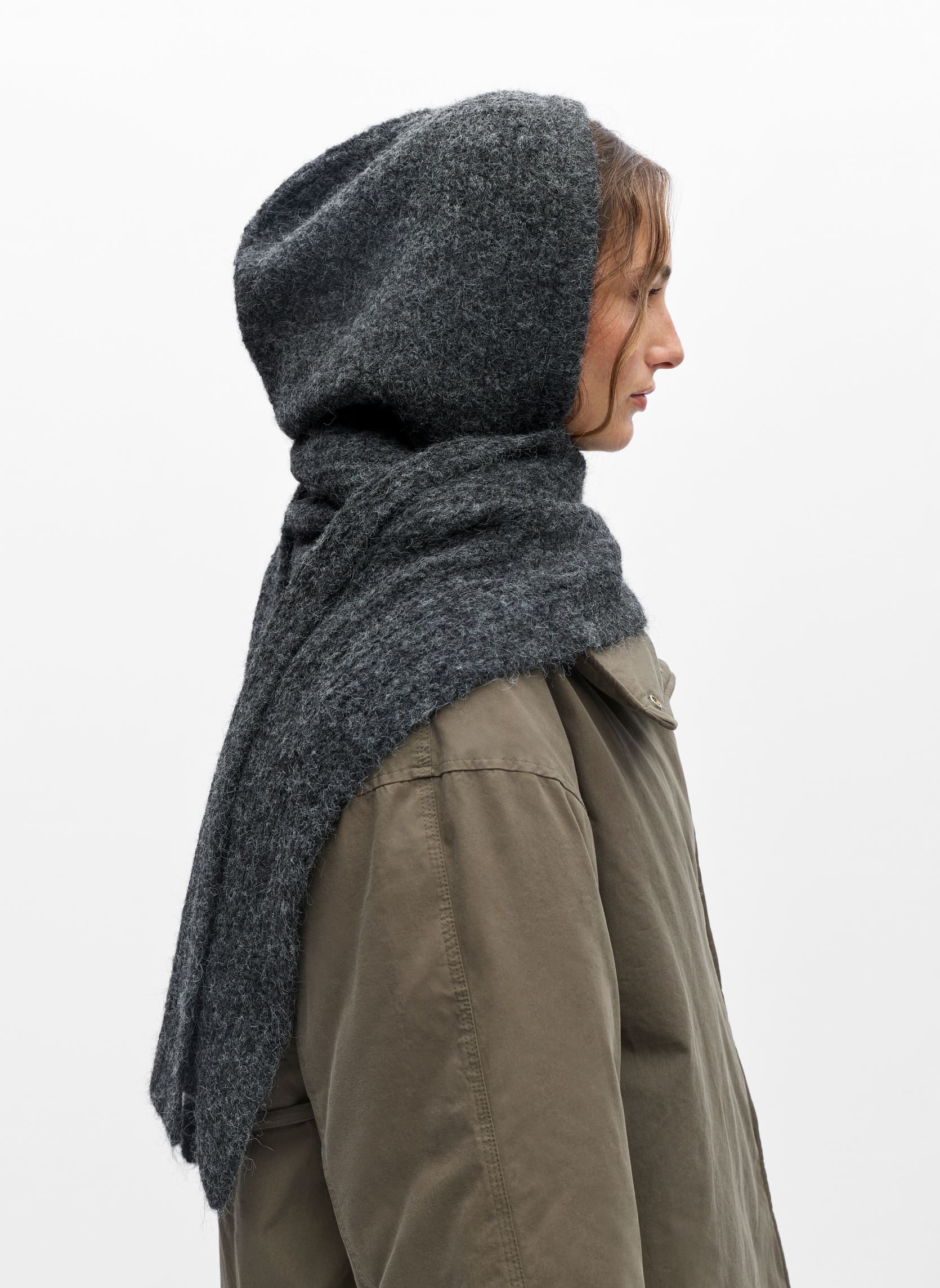 Accessoires divers Objmilu Scarf Knit Balaclava Rep femme gris OBJECT Accessoires divers Objmilu Scarf Knit Balaclava Rep femme gris DARK GREY MELANGE