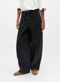 Wijde jeans / Flared Jeans Objmoji Elsa Mw Super Barrel Jeans 141 dames zwart OBJECT Wijde jeans / Flared Jeans Objmoji Elsa Mw Super Barrel Jeans 141 dames zwart Black Denim