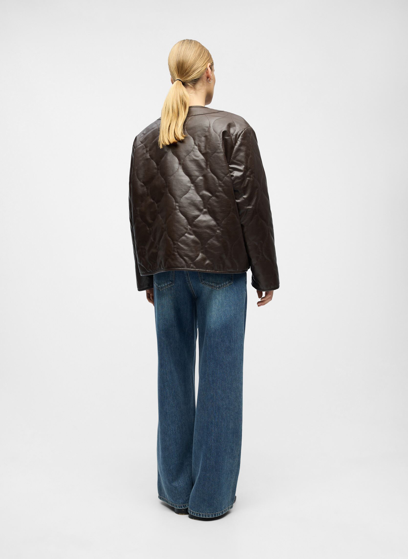 Jassen Objolivia L/S Lo Jacket 141 dames bruin OBJECT Jassen Objolivia L/S Lo Jacket 141 dames bruin Seal brown