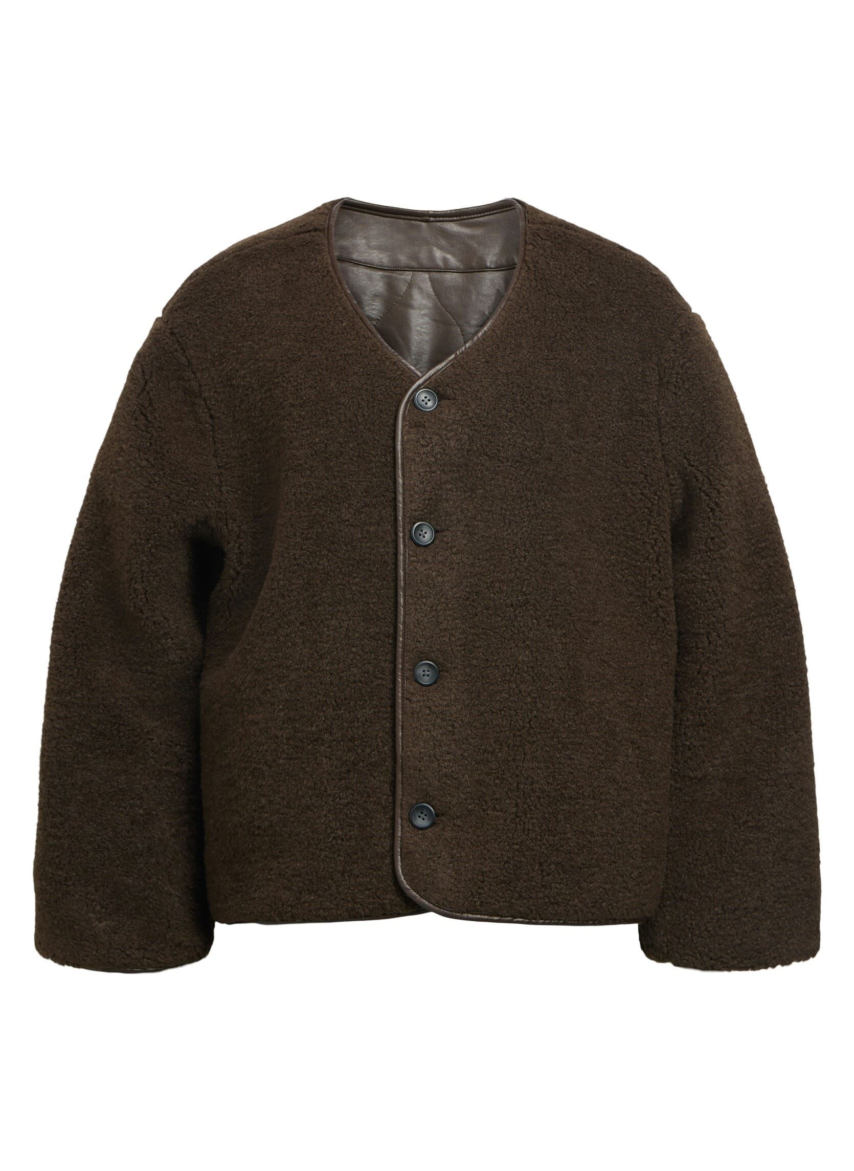 Jassen Objolivia L/S Lo Jacket 141 dames bruin OBJECT Jassen Objolivia L/S Lo Jacket 141 dames bruin Seal brown