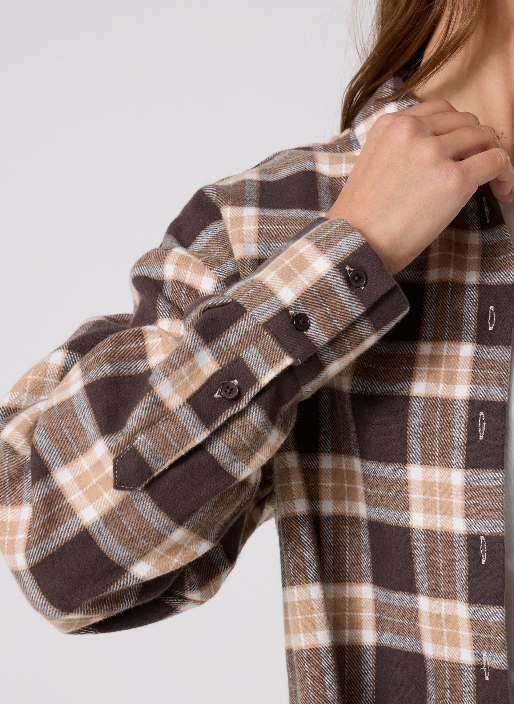 Lange mouw overhemden Objpetra L/S Re Shirt 141 dames bruin OBJECT Lange mouw overhemden Objpetra L/S Re Shirt 141 dames bruin SEAL BROWN
