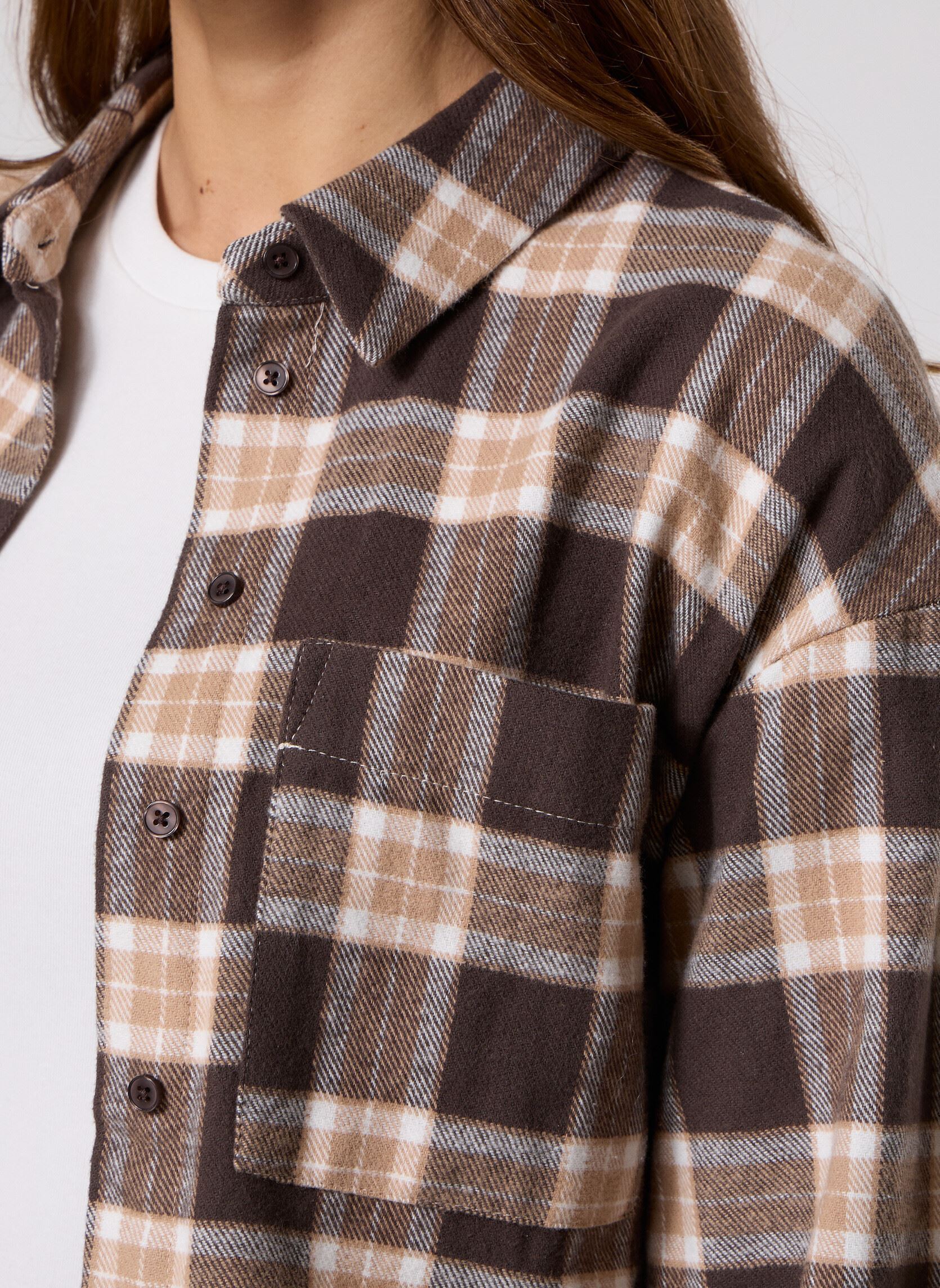 Lange mouw overhemden Objpetra L/S Re Shirt 141 dames bruin OBJECT Lange mouw overhemden Objpetra L/S Re Shirt 141 dames bruin SEAL BROWN