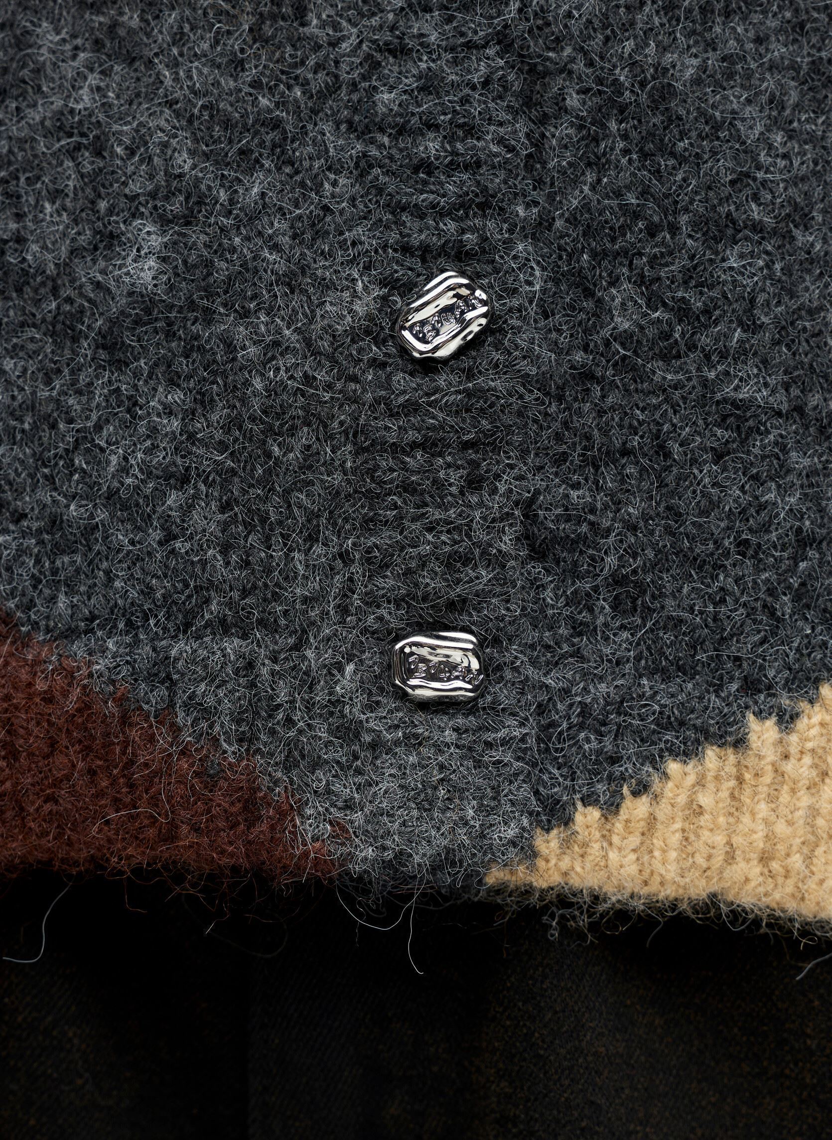Gilets Objzena Knit S/L Re Vest 141 femme gris OBJECT Gilets Objzena Knit S/L Re Vest 141 femme gris Dark Grey Melange