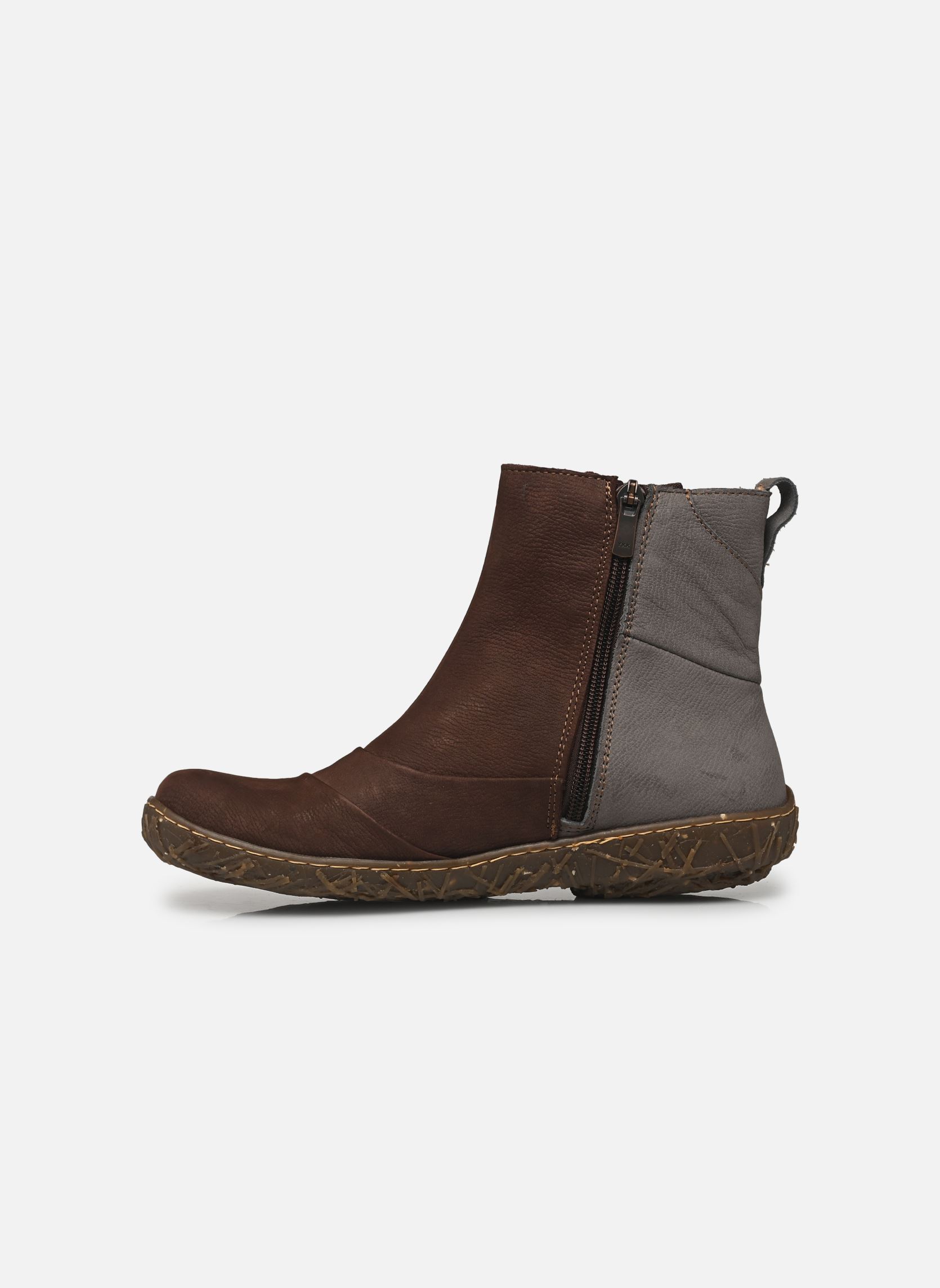 Stiefeletten und Stiefel NIDO ELLA N5450 damen braun El Naturalista Stiefeletten und Stiefel NIDO ELLA N5450 damen braun BROWN - GREY