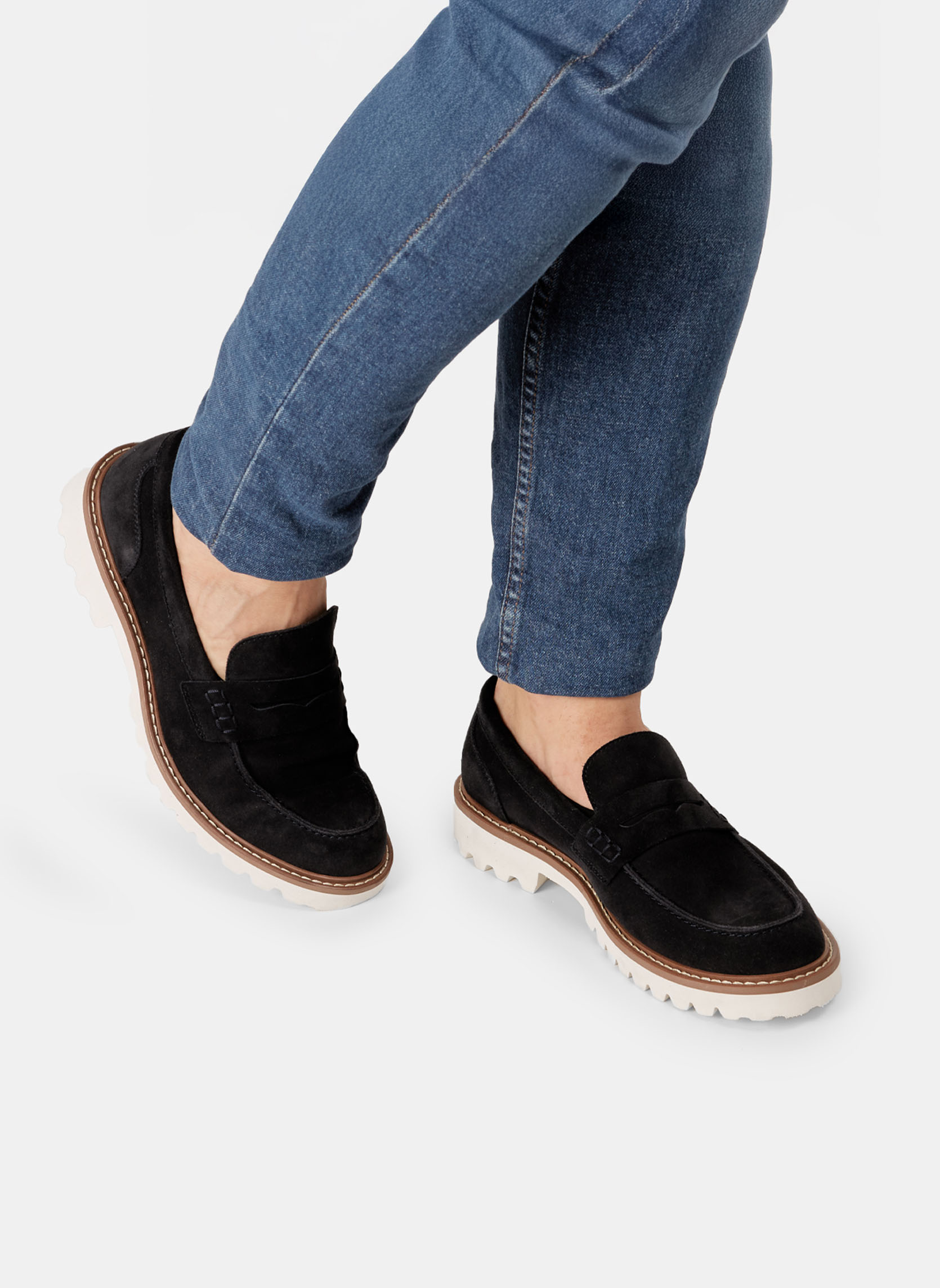Chaussures Bata Homme En Daim Bleu - Taille UK10 - NEUVES Sans Boîte D'origine