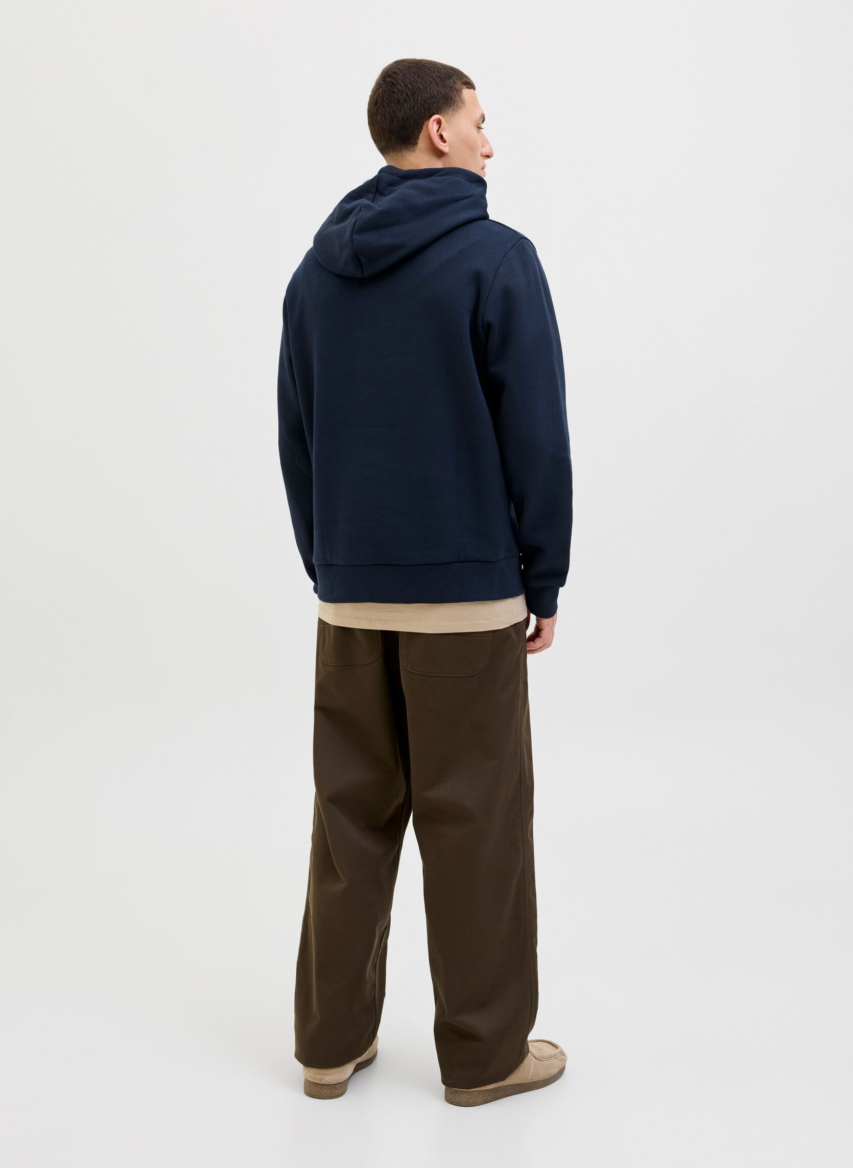 Kapuzenpullover Jjelogo Sweat Hood 2 Col 25/26 Noos herren blau Jack & Jones Kapuzenpullover Jjelogo Sweat Hood 2 Col 25/26 Noos herren blau SKY CAPTAIN