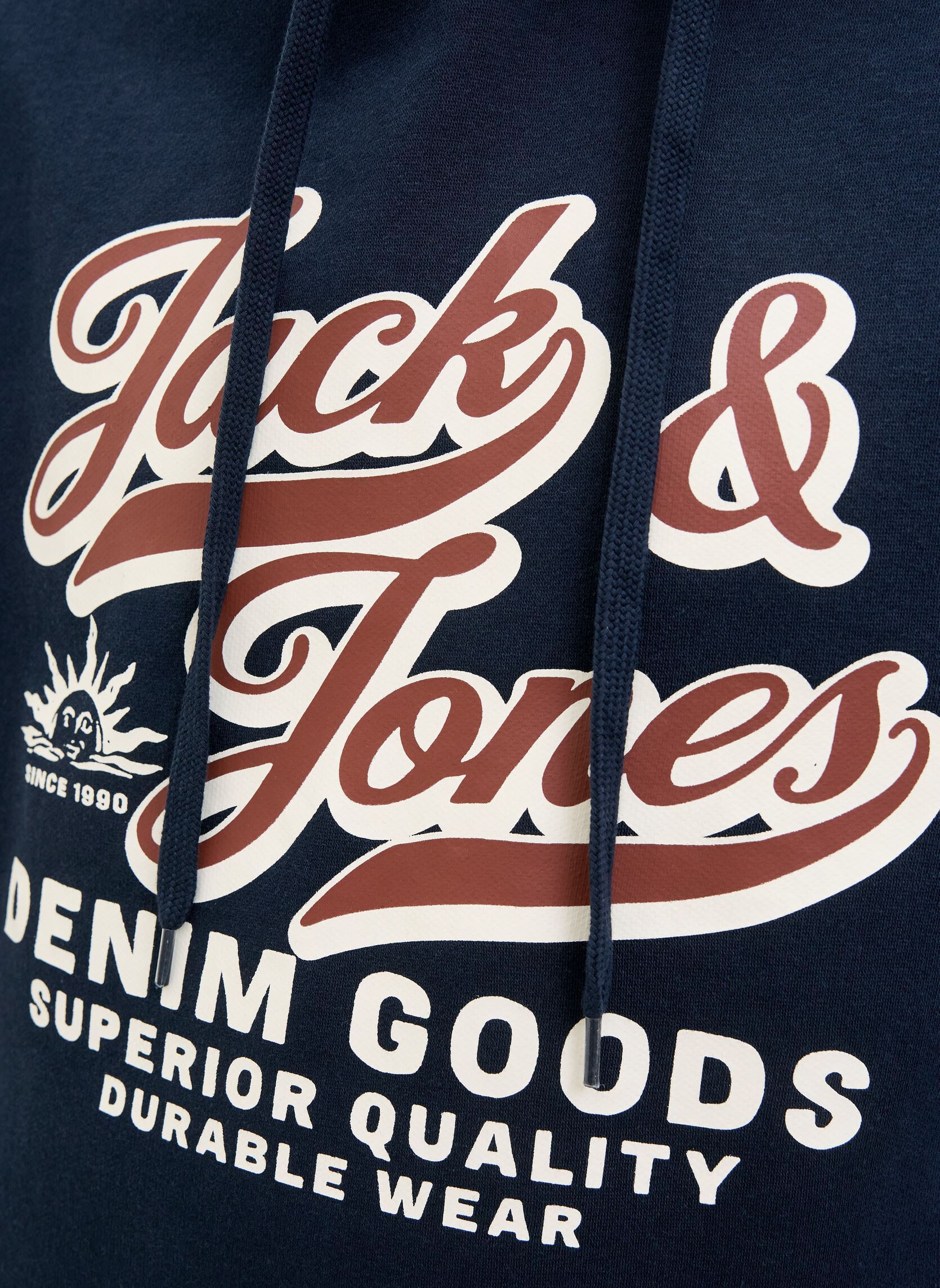 Kapuzenpullover Jjelogo Sweat Hood 2 Col 25/26 Noos herren blau Jack & Jones Kapuzenpullover Jjelogo Sweat Hood 2 Col 25/26 Noos herren blau SKY CAPTAIN