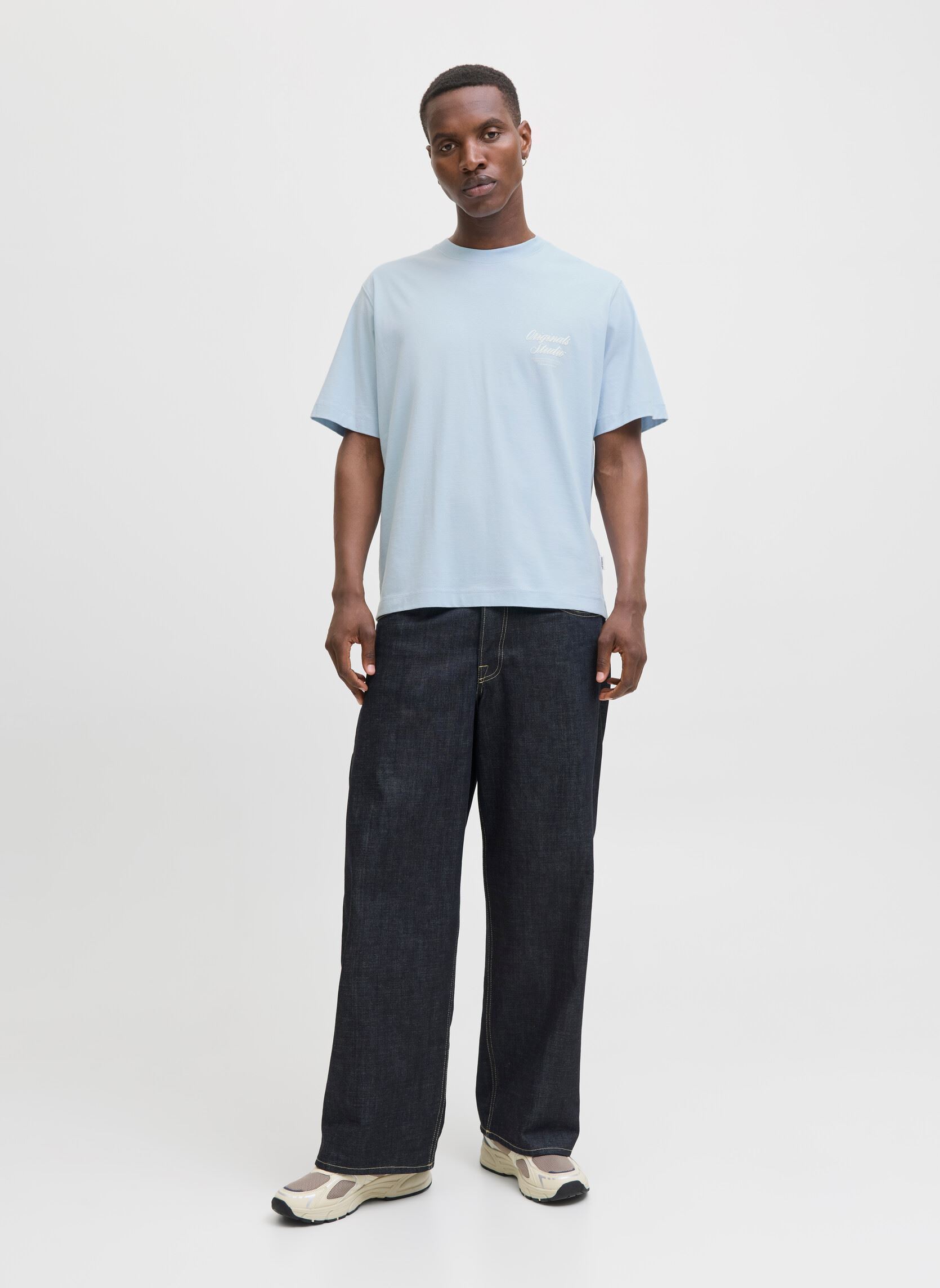 T-shirts met korte mouwen Jornorrebro Typo Tee Ss Crew Neck Noos heren blauw Jack & Jones T-shirts met korte mouwen Jornorrebro Typo Tee Ss Crew Neck Noos heren blauw SKYWAY